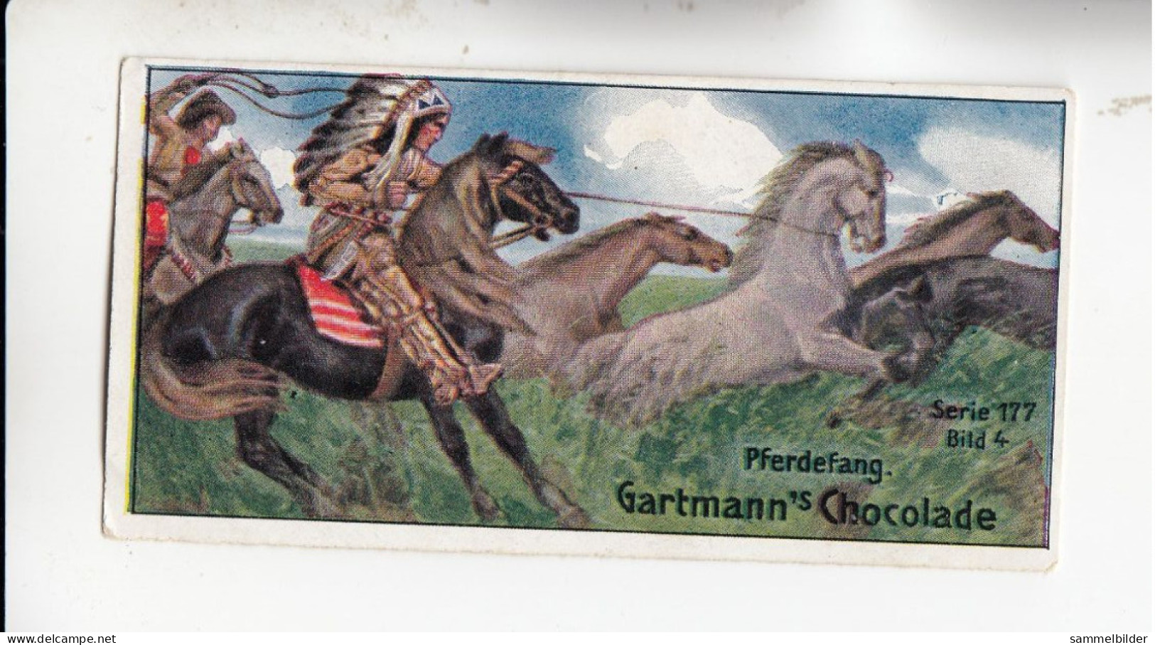 Gartmann  Indianerleben  Pferdefang     Serie 177 #4 Von 1906 - Other & Unclassified