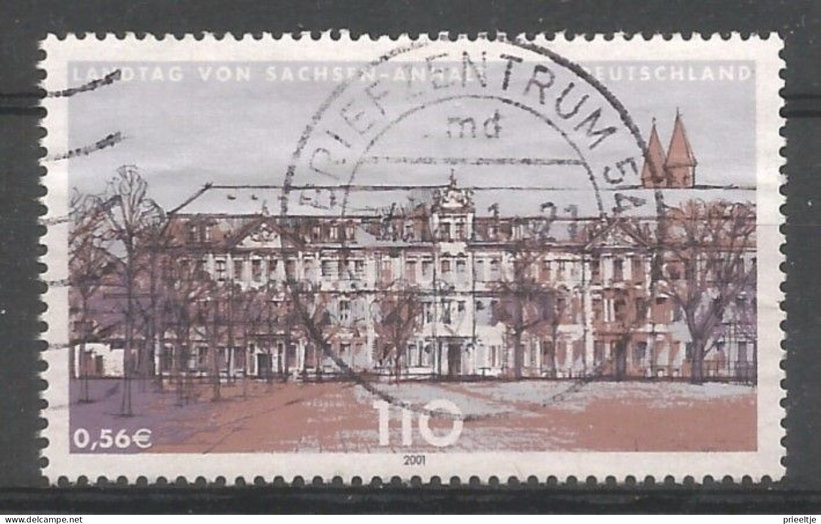 DBP 2001 Sachsen-Anhalt Parliament Y.T. 2016 (0) - Used Stamps