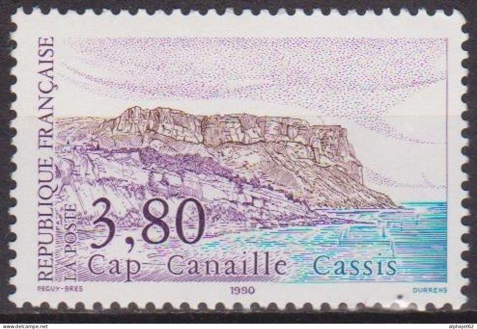 Site Touristique - FRANCE - Cap Canaille, Cassis - N° 2660 ** - 1990 - Nuovi