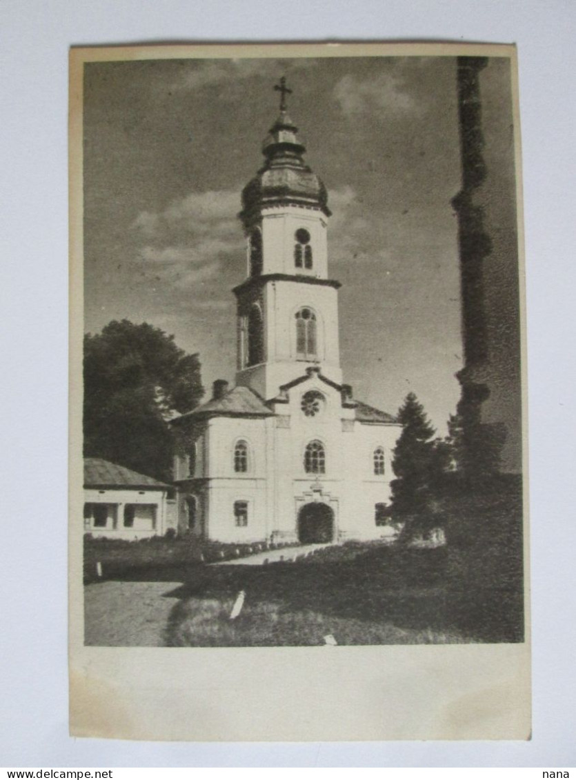 Romania-Roman:Diocese,carte Postale Voyage 1958/Diocese Mailed Postcard 1958 - Romania