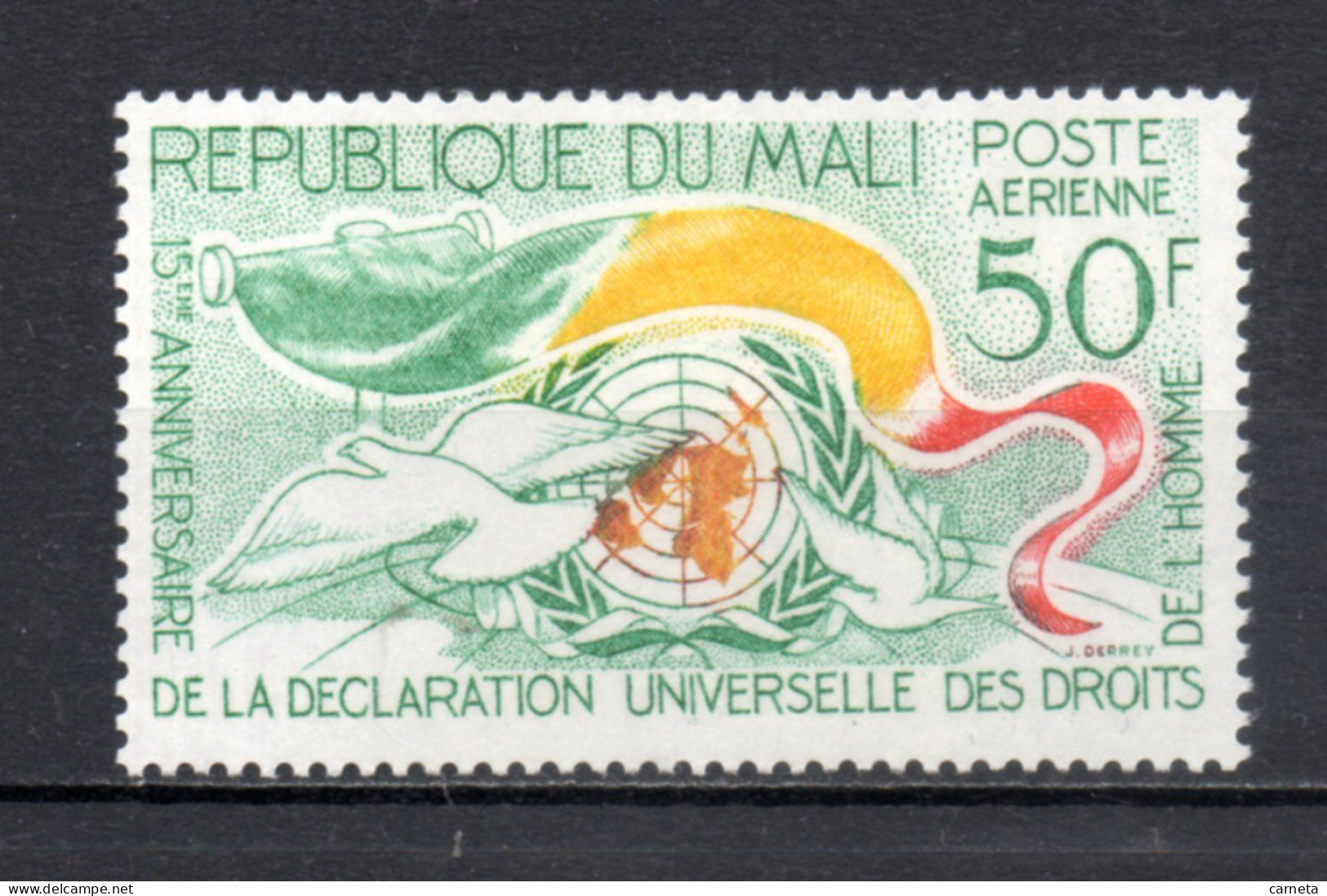 MALI  PA  N° 21   NEUF SANS CHARNIERE  COTE 1.80€    DROITS DE L'HOMME  VOIR DESCRIPTION - Mali (1959-...)