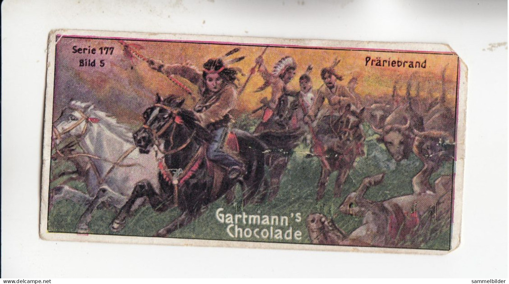 Gartmann  Indianerleben  Präriebrand    Serie 177 #5 Von 1906 - Sonstige & Ohne Zuordnung