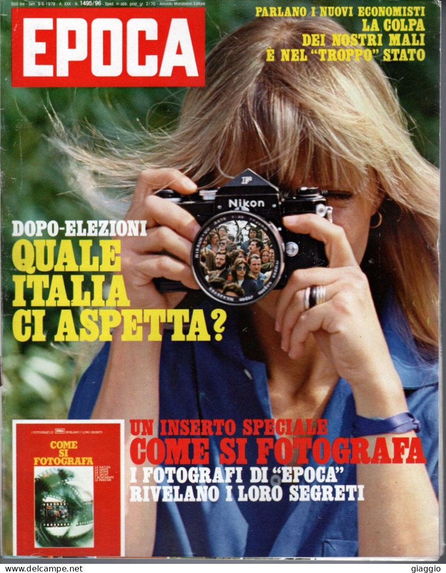 °°° RIVISTA EPOCA N° 1495/96 DEL 9 GIUGNO 1979 D °°° - Andere & Zonder Classificatie