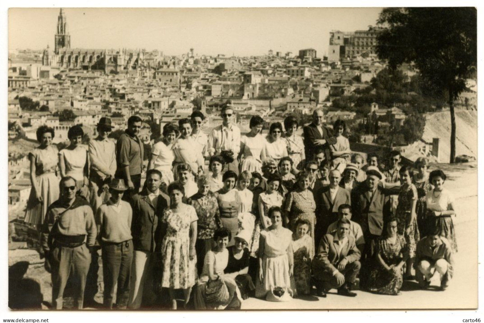 Groupe D'excursionnistes à Localiser - Carte Photo - Voir Scan - Zu Identifizieren