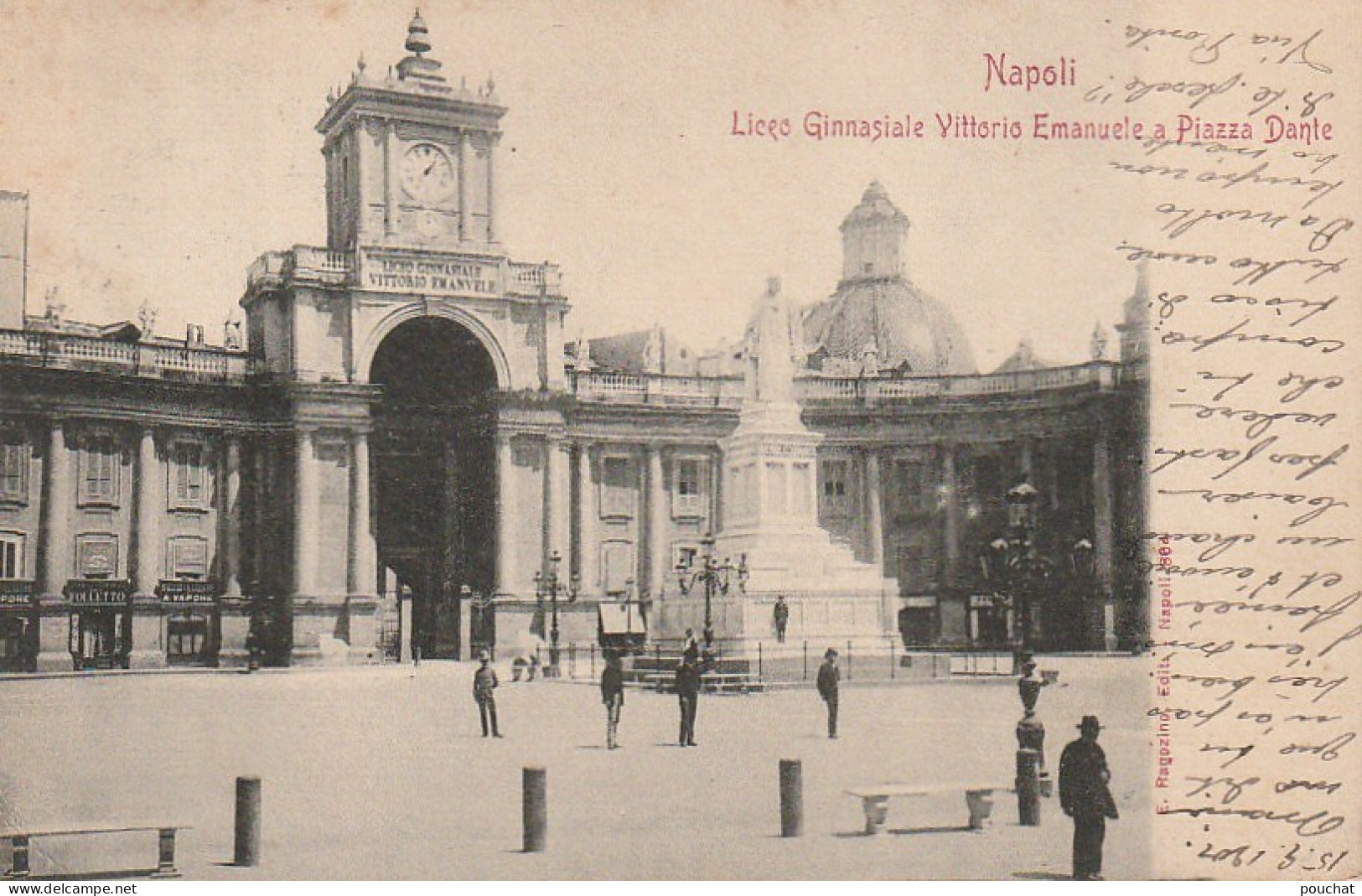 ZY 3- NAPOLI ( ITALIA ) - LICEO GINNASIALE VITTORIO EMANUELE A PIAZZA DANTE - 2 SCANS - Napoli (Naples)