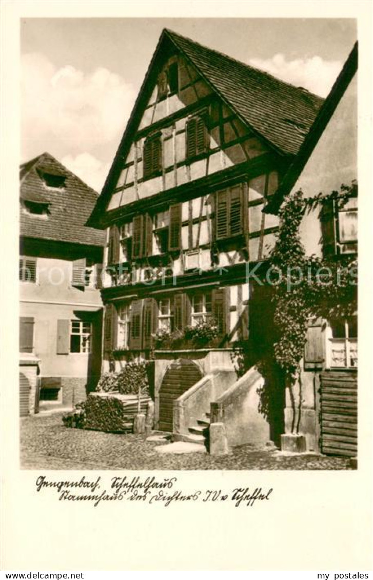 73652737 Gengenbach Scheffelhaus Stammhaus Des Dichters Scheffel Gengenbach - Autres & Non Classés