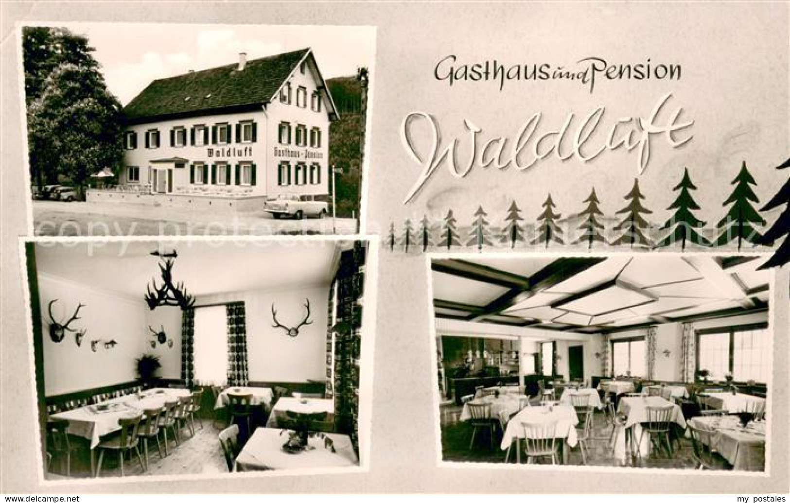 73652729 Bad Wildbad Gasthaus Pension Waldluft Restaurant Bad Wildbad - Autres & Non Classés