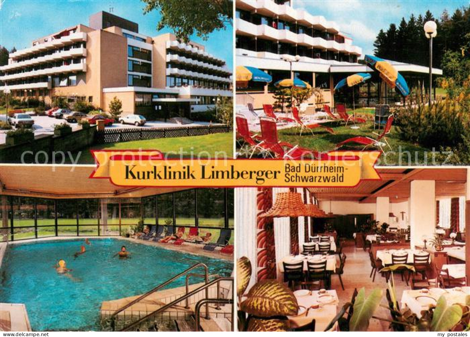 73652722 Bad Duerrheim Kurklinik Limberger Im Schwarzwald Restaurant Hallenbad B - Bad Dürrheim