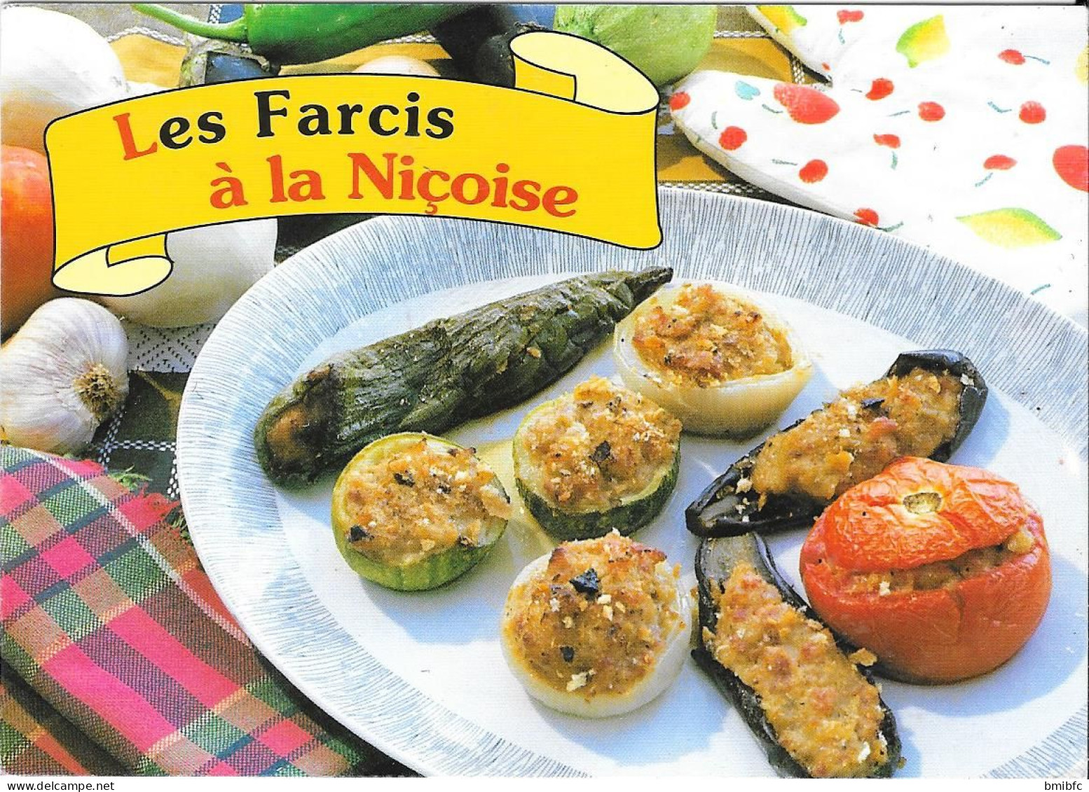 (N° 376)  Les Farcis à La Niçoise (recette Au Dos) - Recettes (cuisine)