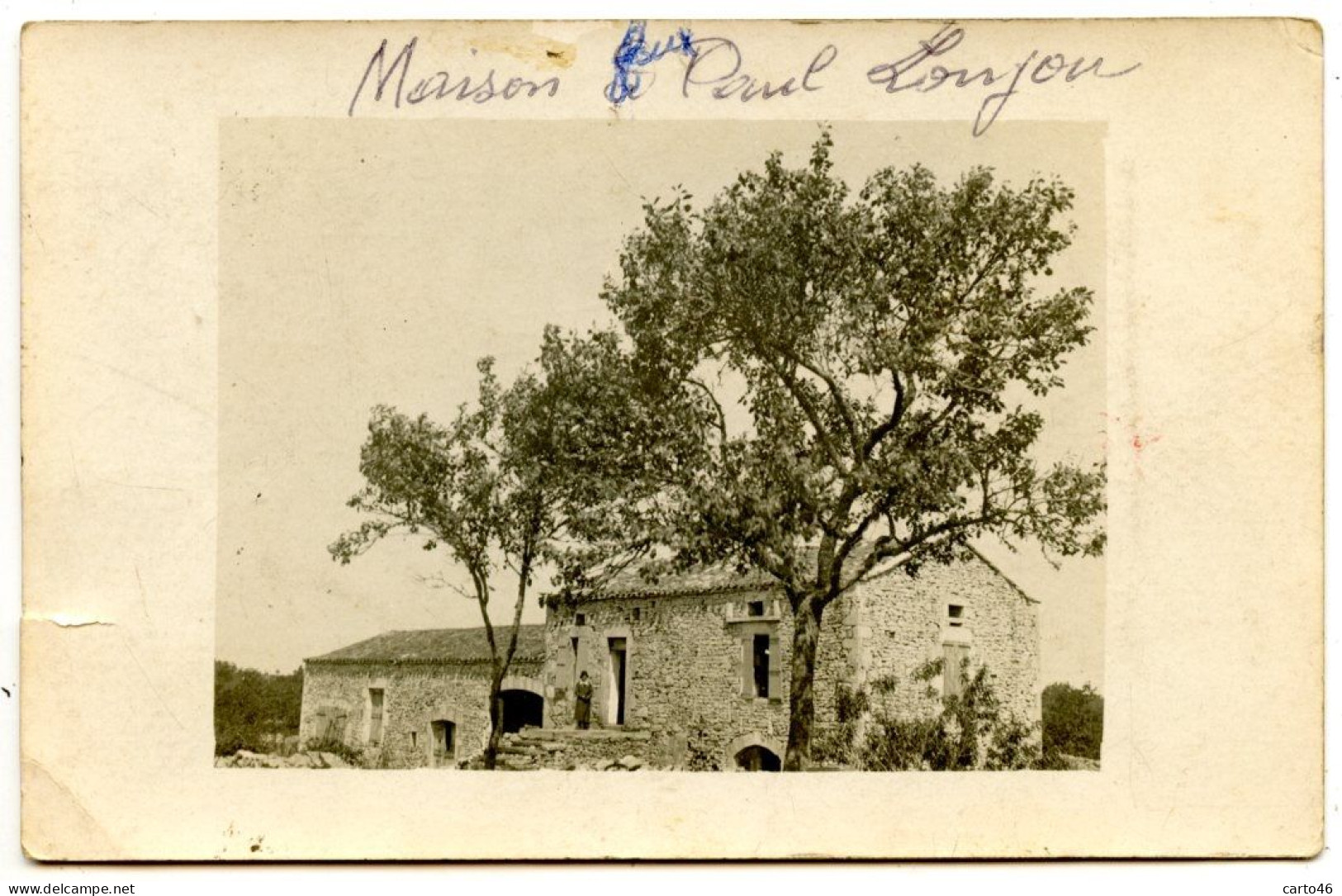 Maison Paul Lonjou  - Carte Photo - Voir Scan - Zu Identifizieren