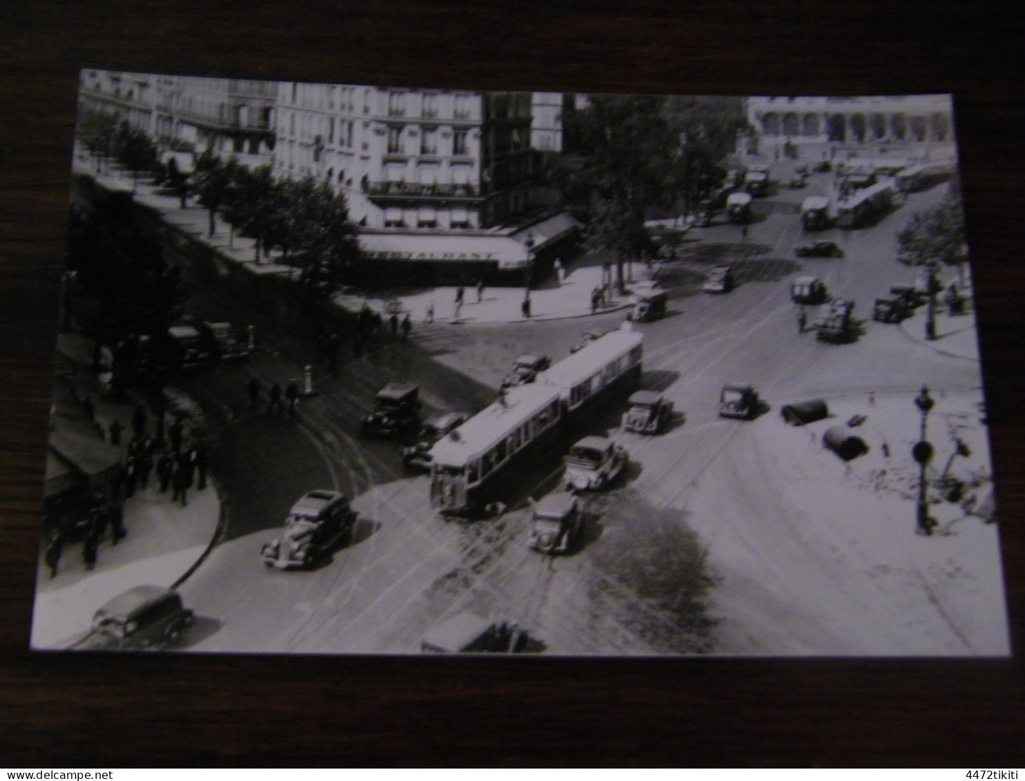 Photographie - Paris (75) - Tramway - Carrefour Bd Strasbourg & Bd Magenta - Collection Favière - 1938 - SUP (HV 96) - Trasporto Pubblico Stradale