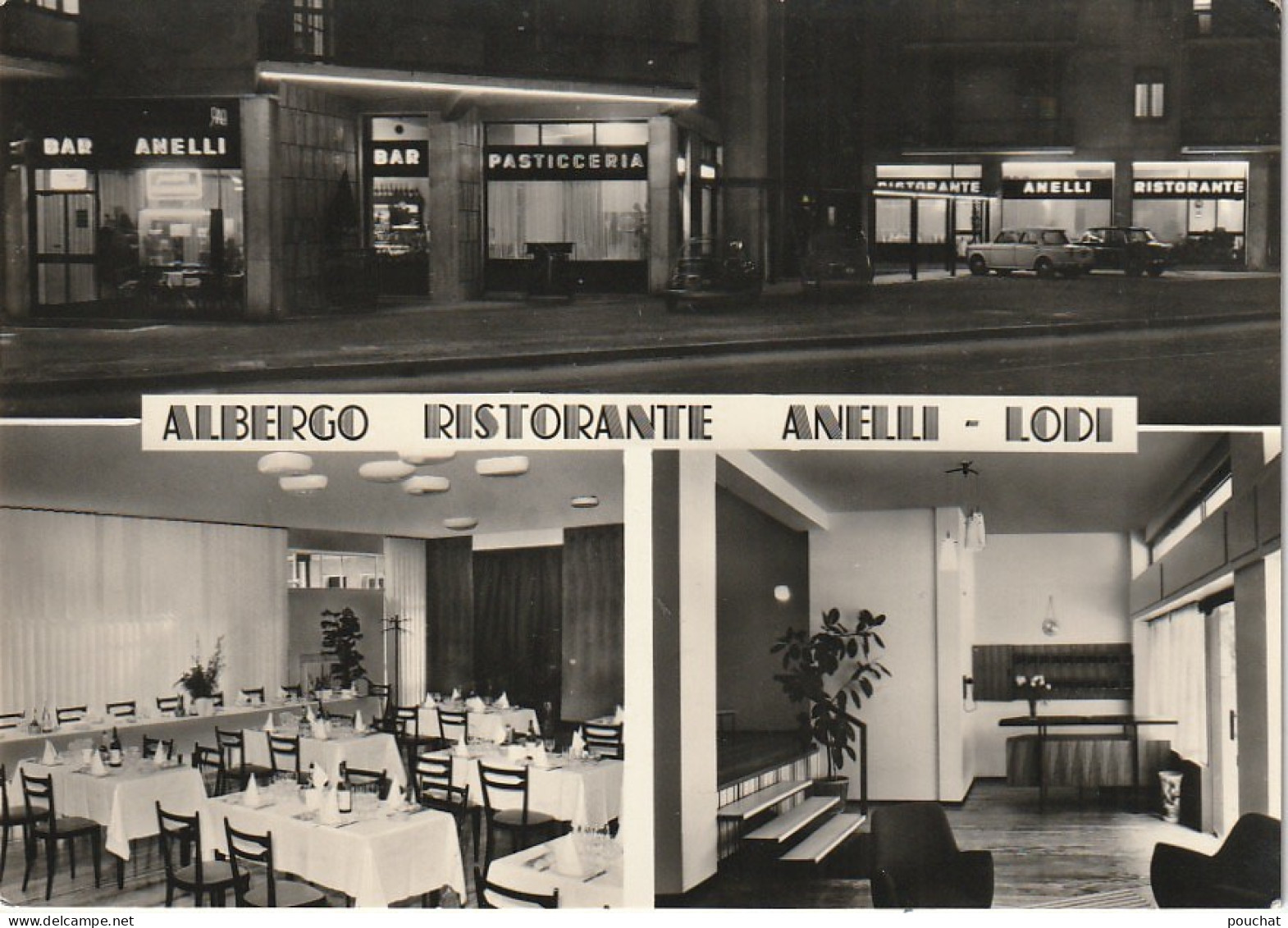 ZY 4- LODI ( ITALIA ) - ALBERGO RISTORANTE ANELLI - 2 SCANS - Lodi