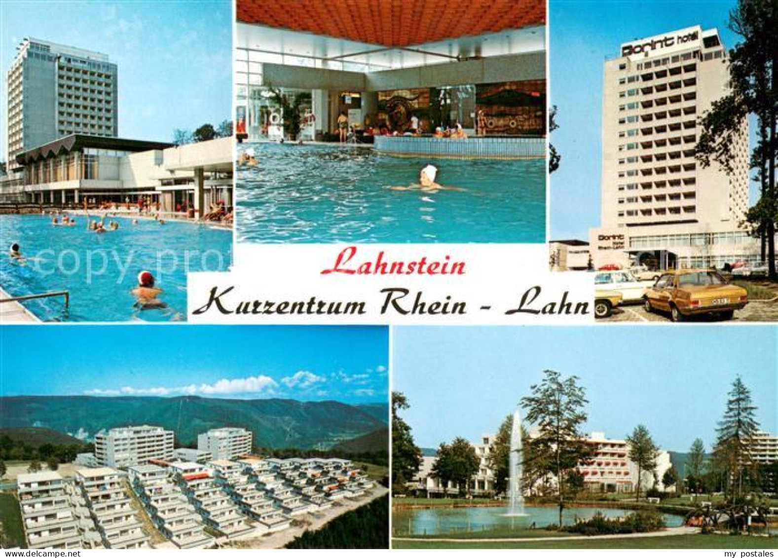 73652711 Lahnstein Kurzentrum Rhein Lahn Hallenbad Freibad Dorint Hotel Park Fon - Lahnstein