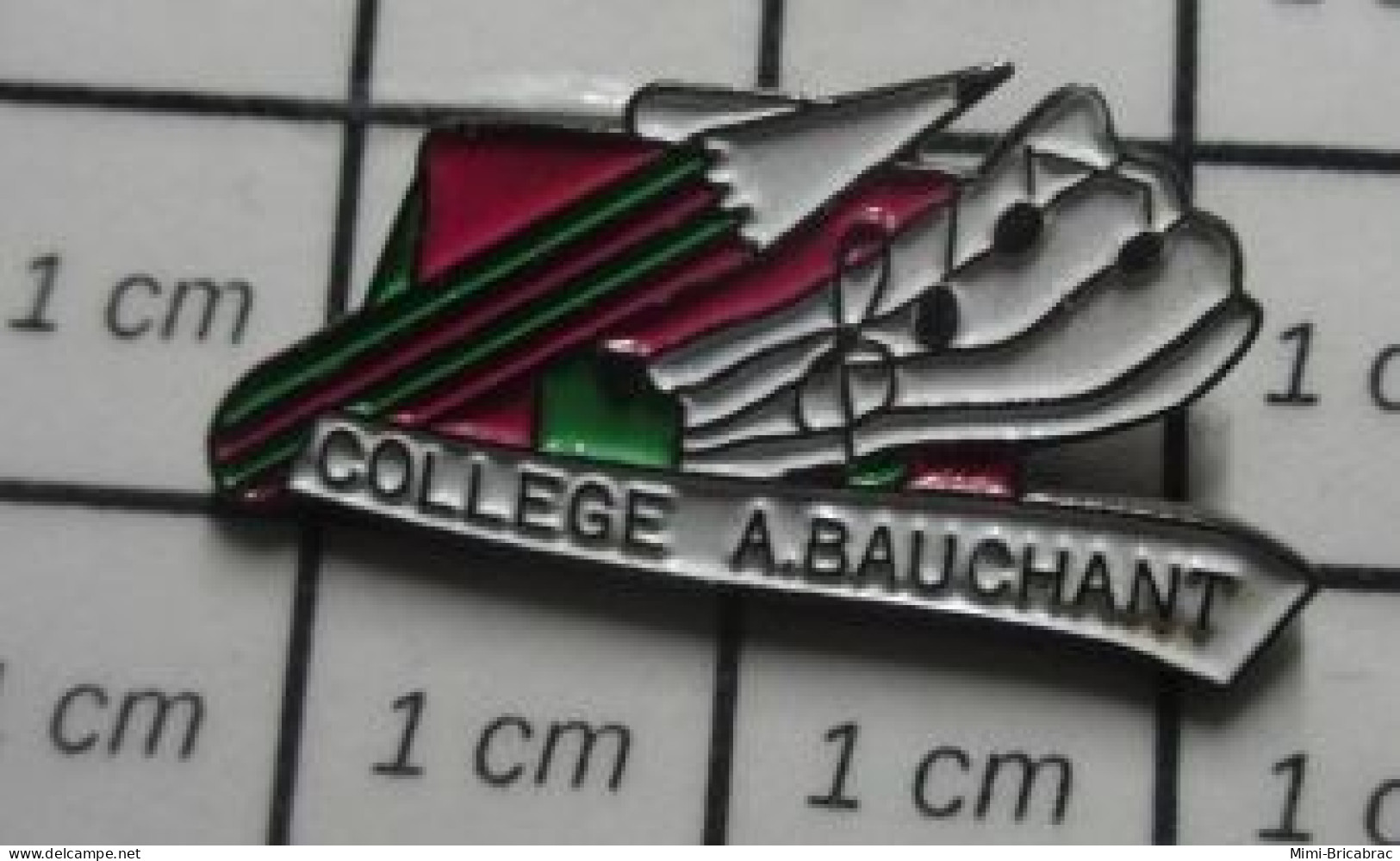 3517 Pin's Pins / Beau Et Rare / ADMINISTRATIONS / COLLEGE A BAUCHANT CRAYON PORTEE MUSICALE - Administrations