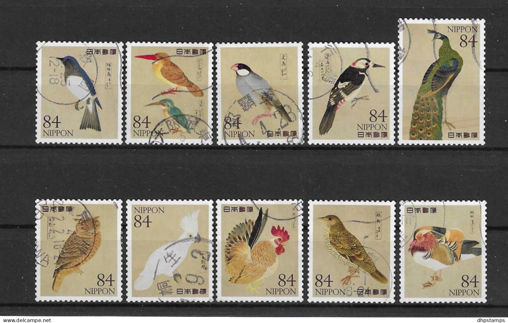 Japan 2022 Birds Y.T. 10894/10903 (0) - Gebraucht