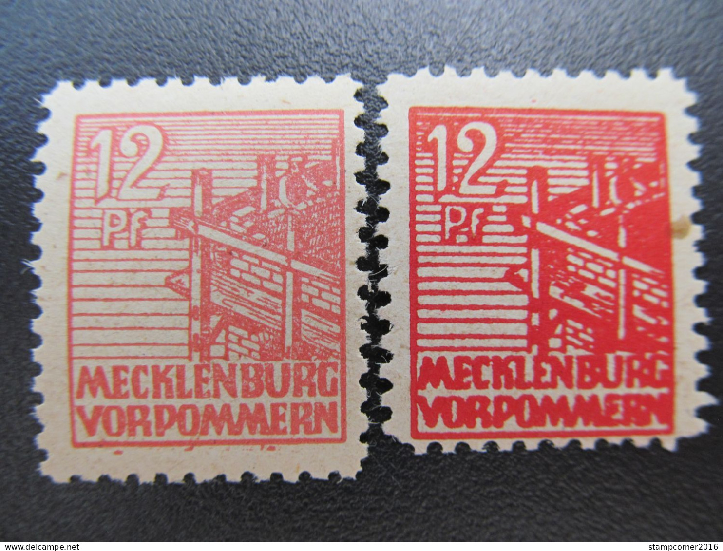 SBZ Nr. 37e+37f, 1946, Postfrisch, BPP Geprüft, Mi 89€ *DEK107* - Postfris