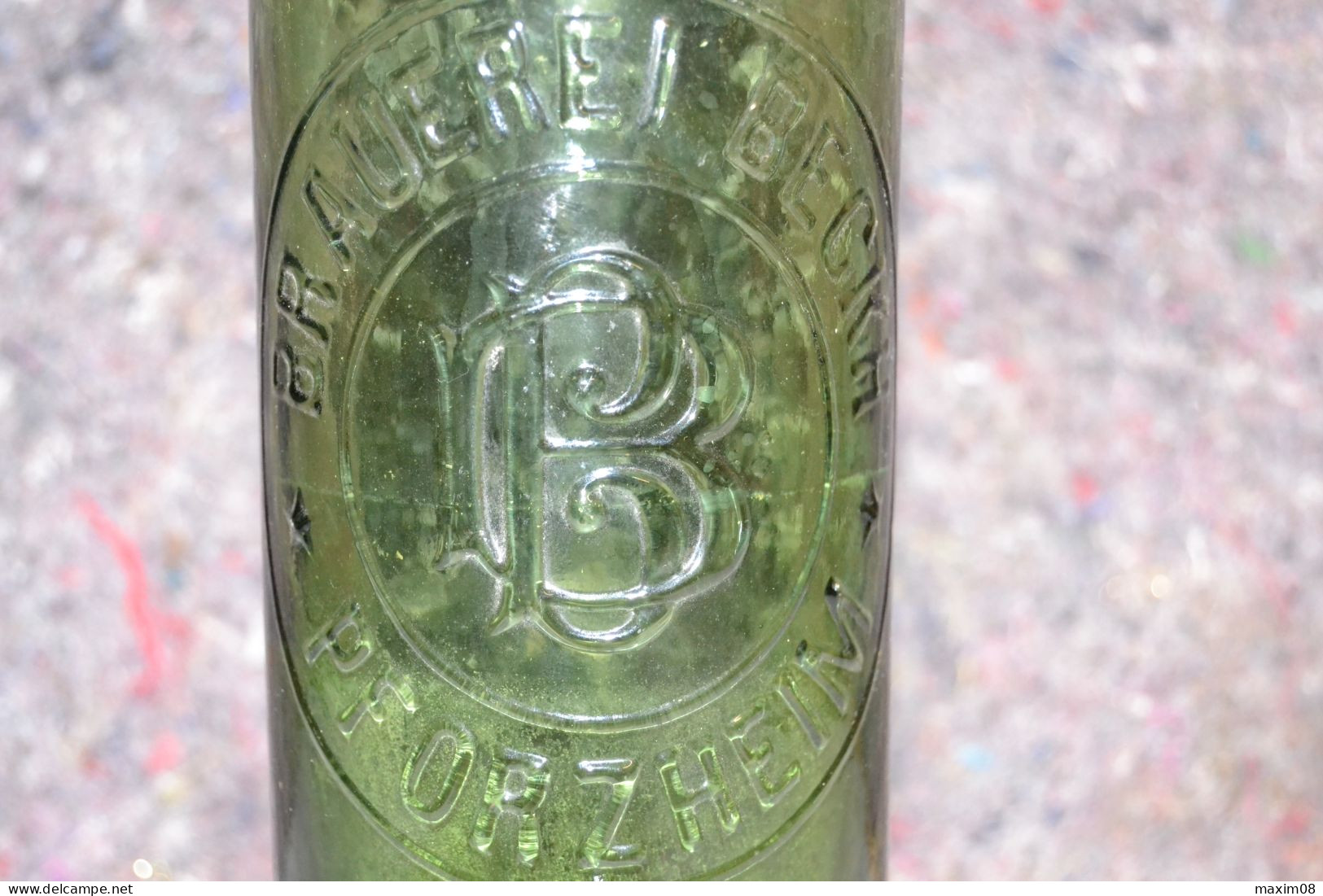 Bouteille De Bière Allemande, BRAUEREI BECKH, 14/18 - 1914-18