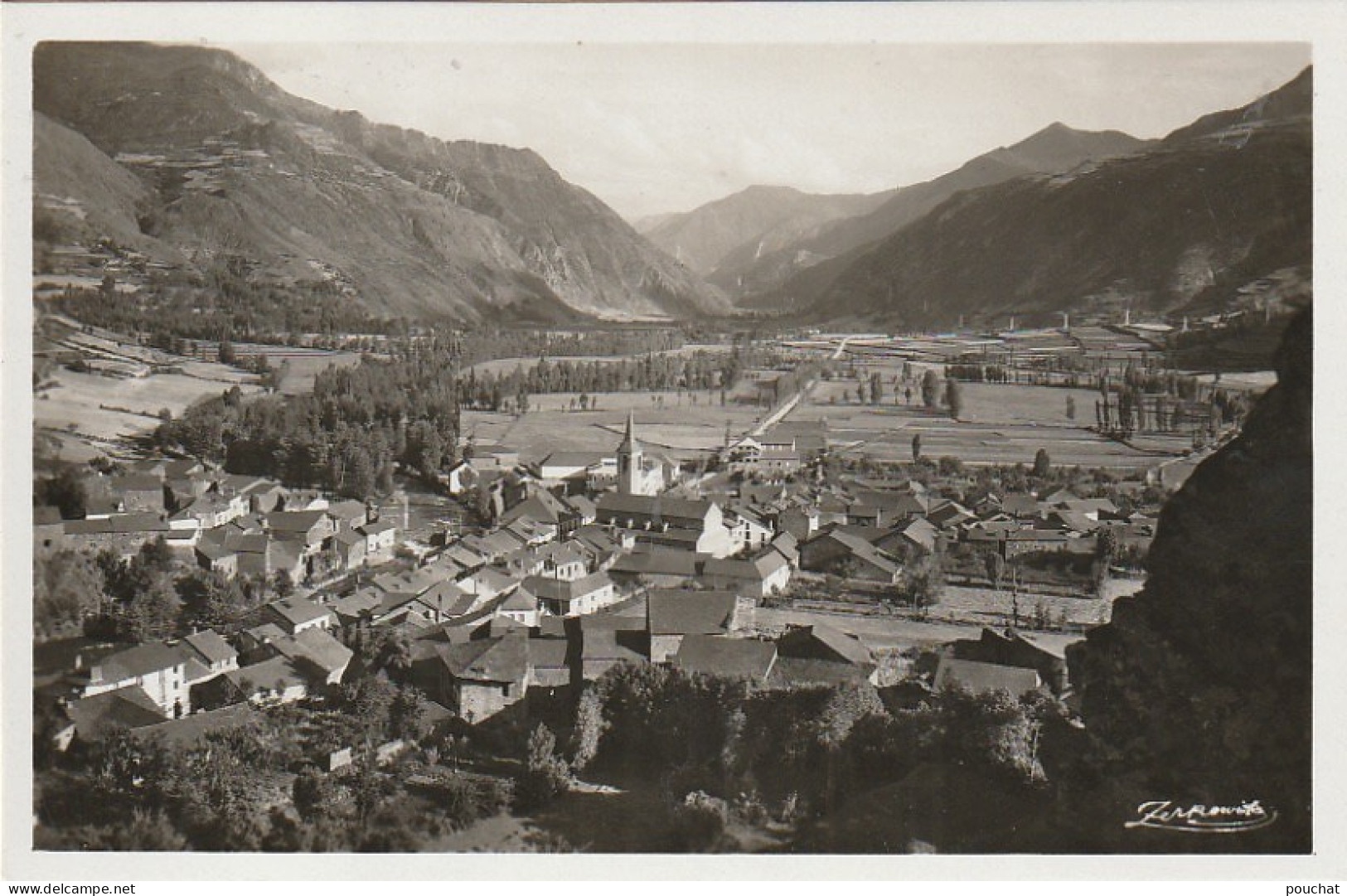 ZY 11 - VALL D' ANEU ( ESPANA ) - ESTERRI - VISTA GENERAL - 2 SCANS - Lérida