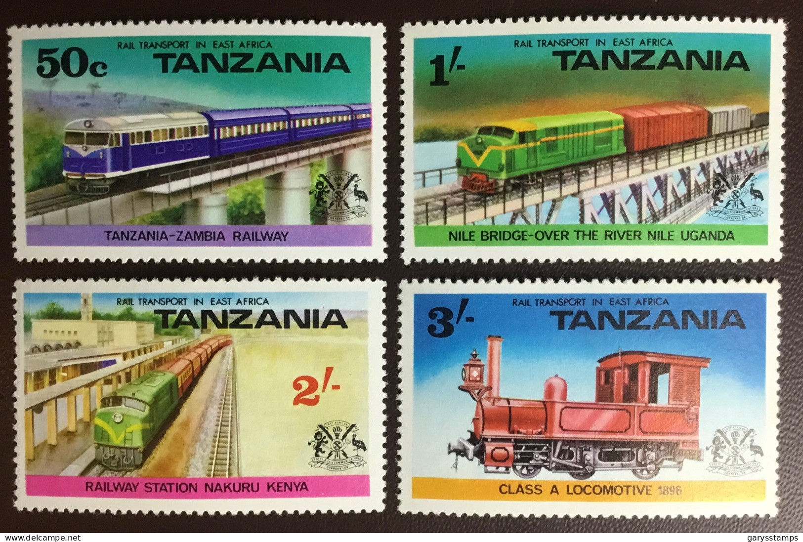 Tanzania 1976 Railway Trains MNH - Tanzanie (1964-...)