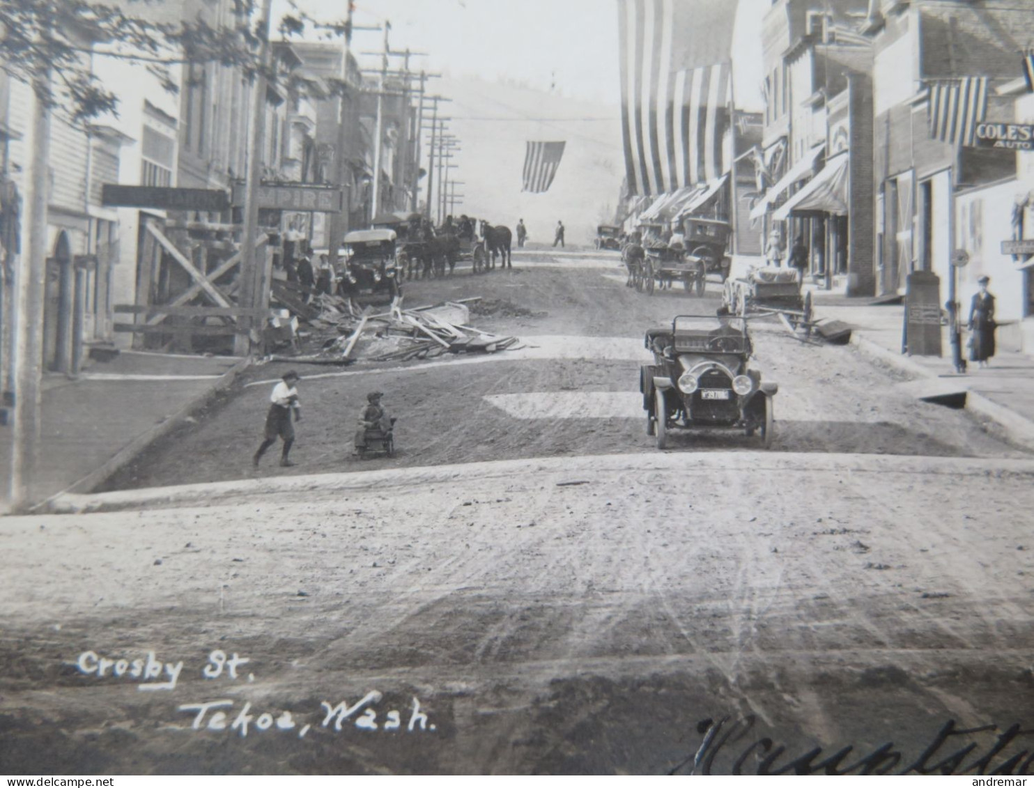 TEKOA, WASH. - CROSBY STR. - HAUPTSTRASSE - Sonstige & Ohne Zuordnung