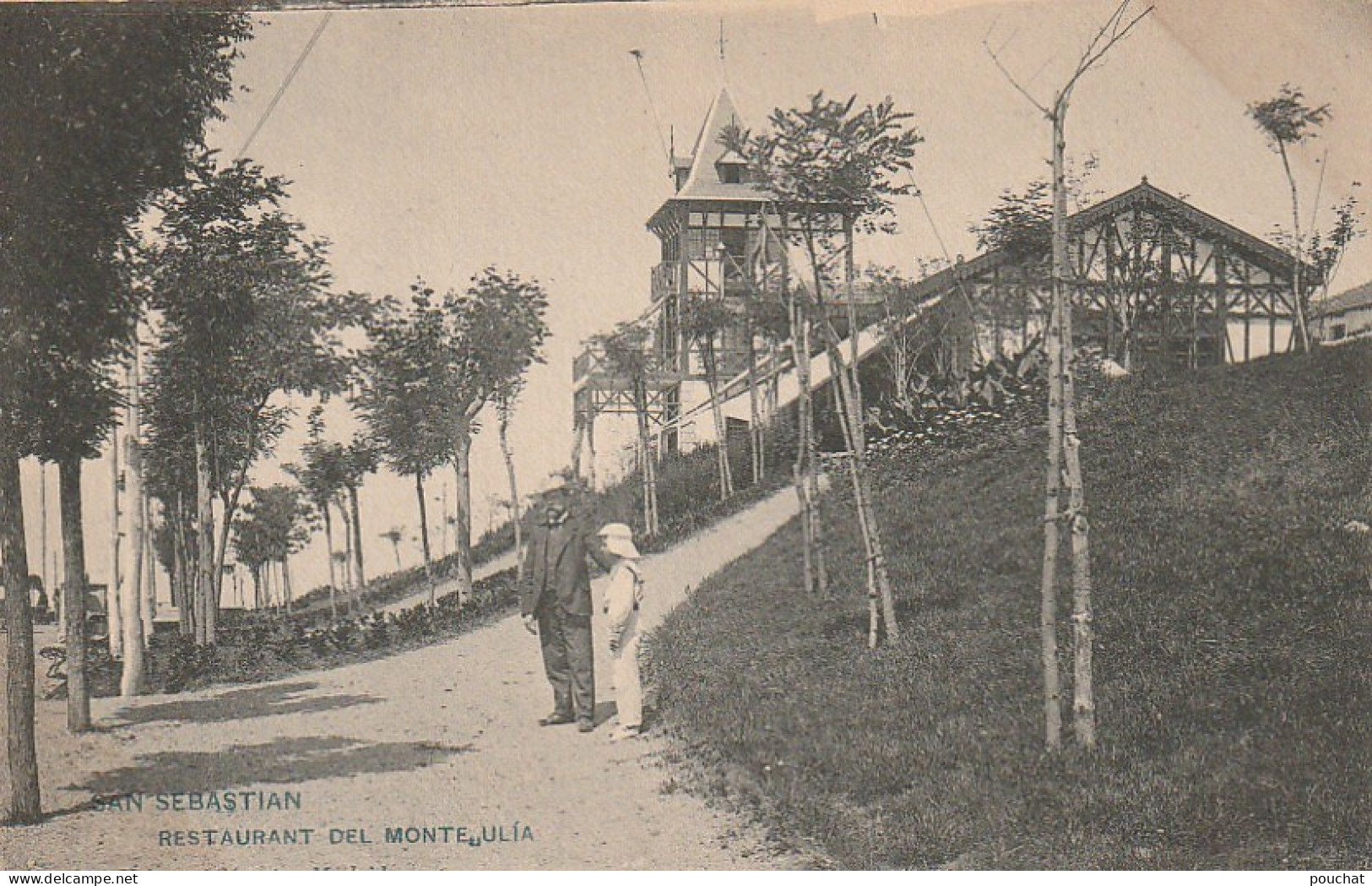 ZY 11 - SAN SEBASTIAN ( ESPANA ) - RESTAURANT DEL MONTE ULIA  - 2 SCANS - Guipúzcoa (San Sebastián)