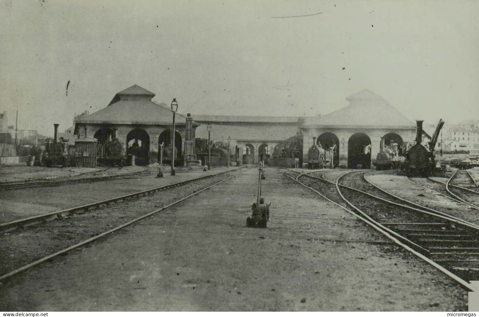 Reproduction "La Vie Du Rail" - Dépôt De La Chapelle - Ternes