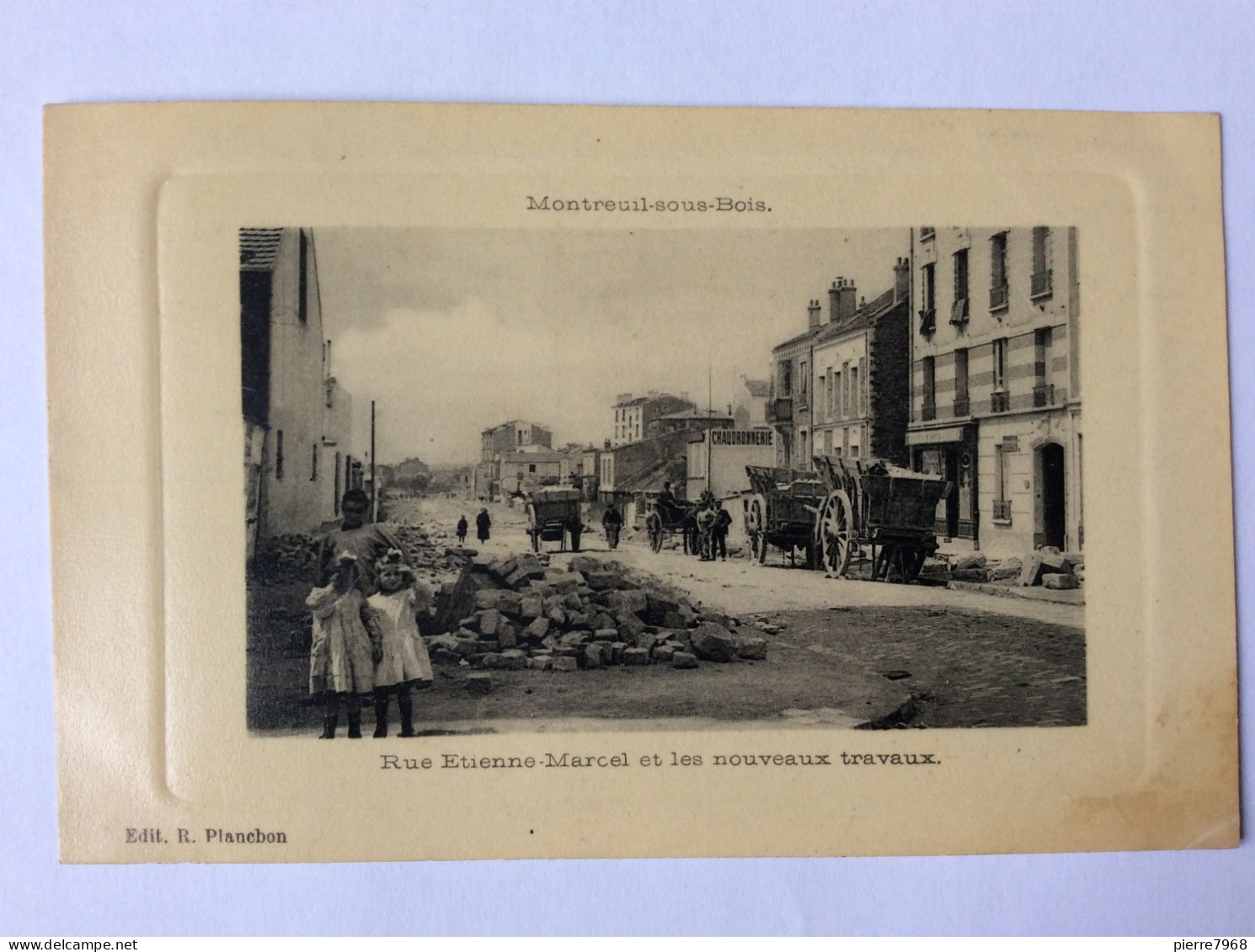 MONTREUIL-SOUS-BOIS (Seine) : Rue Etienne-Marcel Et Les Nouveaux Travaux - Edit. R. Planchon - Belle Animation - Montreuil