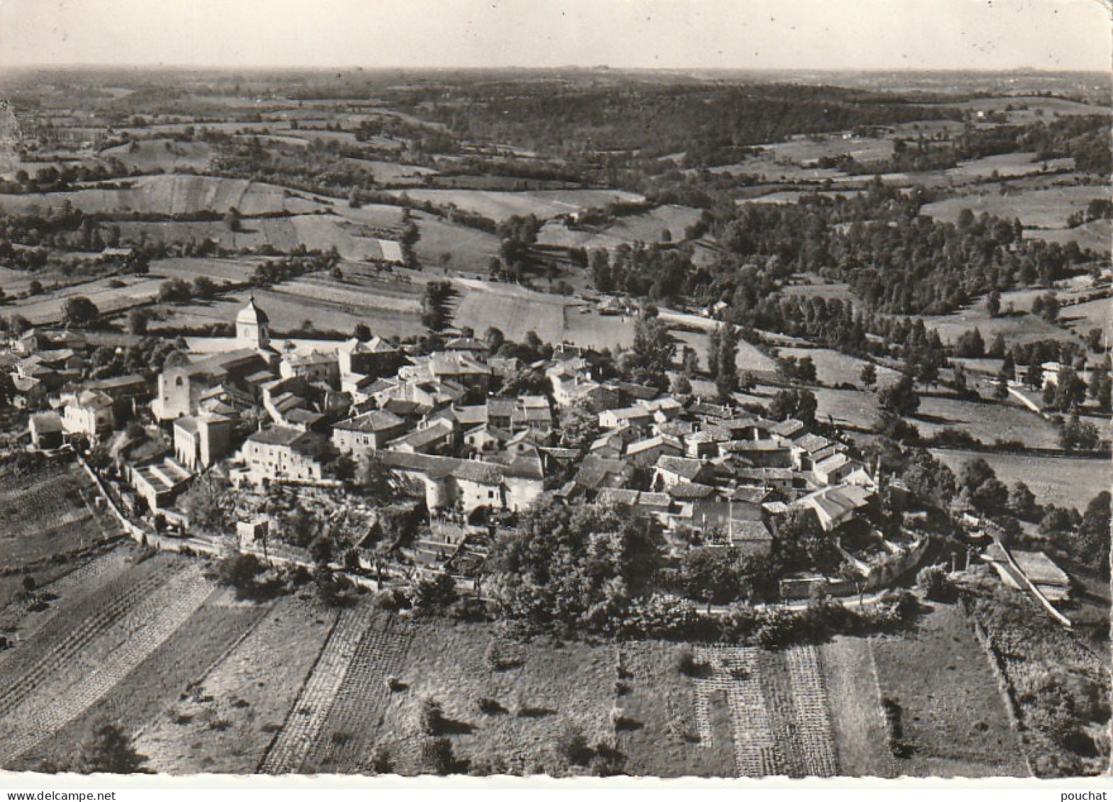 ZY 13-(01) CITE DE PEROUGES - VUE GENERALE AERIENNE - 2 SCANS - Pérouges