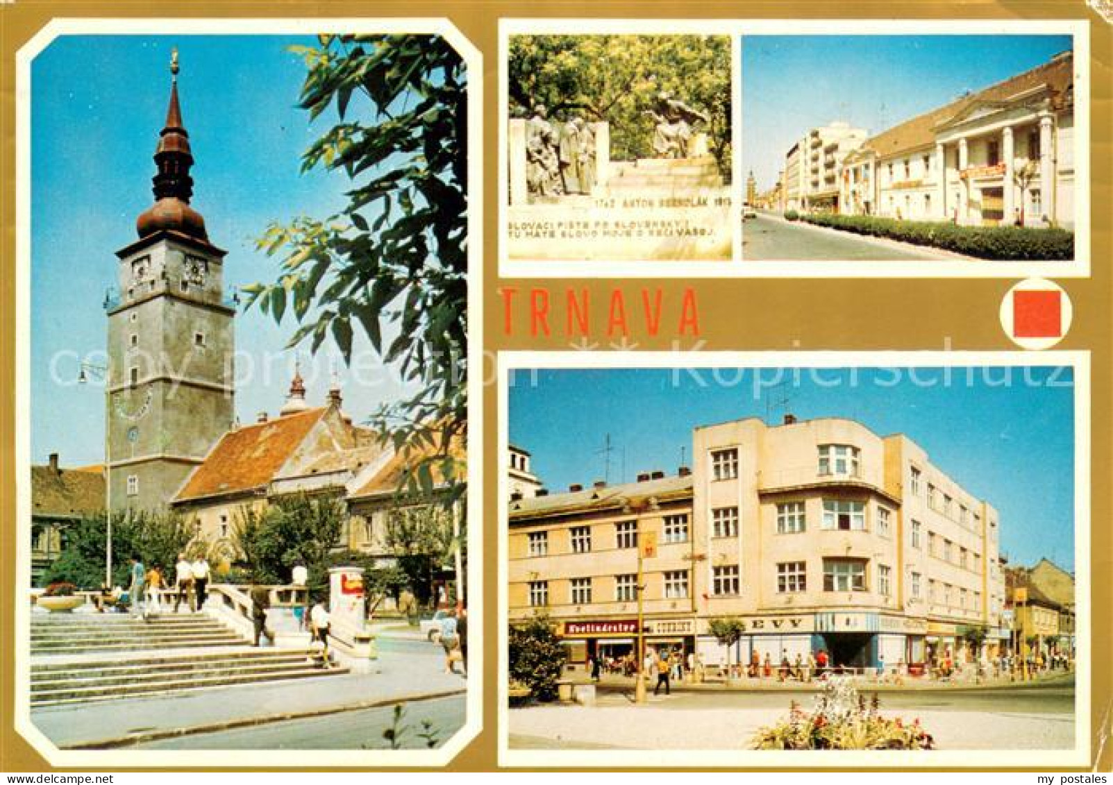 73652590 Trnava Motive Innenstadt Platz Denkmal Trnava - Slovakia