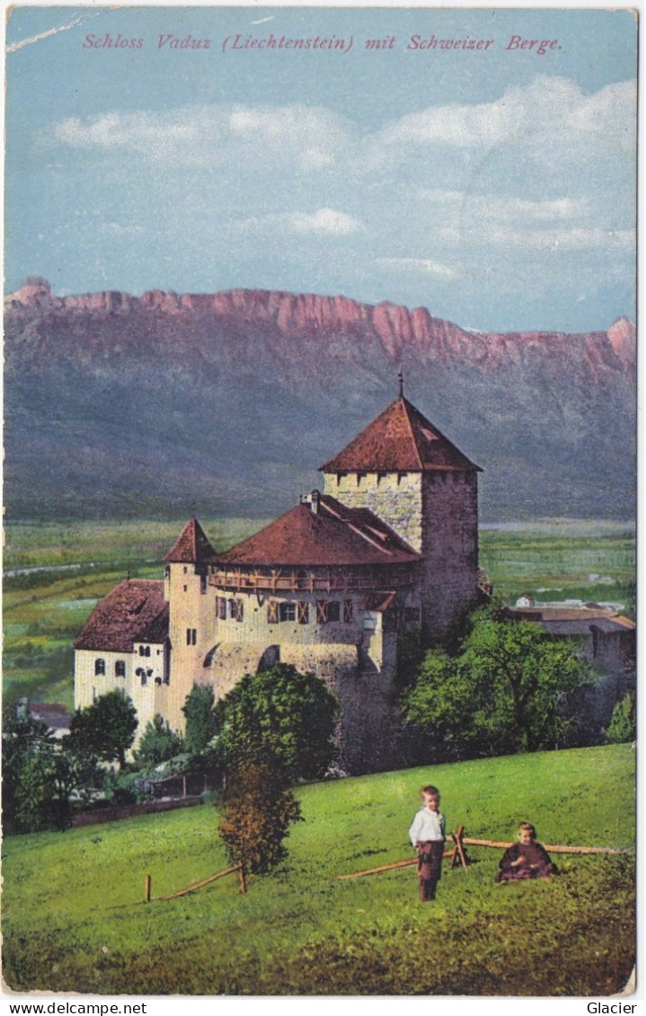Schloss Vaduz - Liechtenstein - Mit Schweizer Berge - Liechtenstein