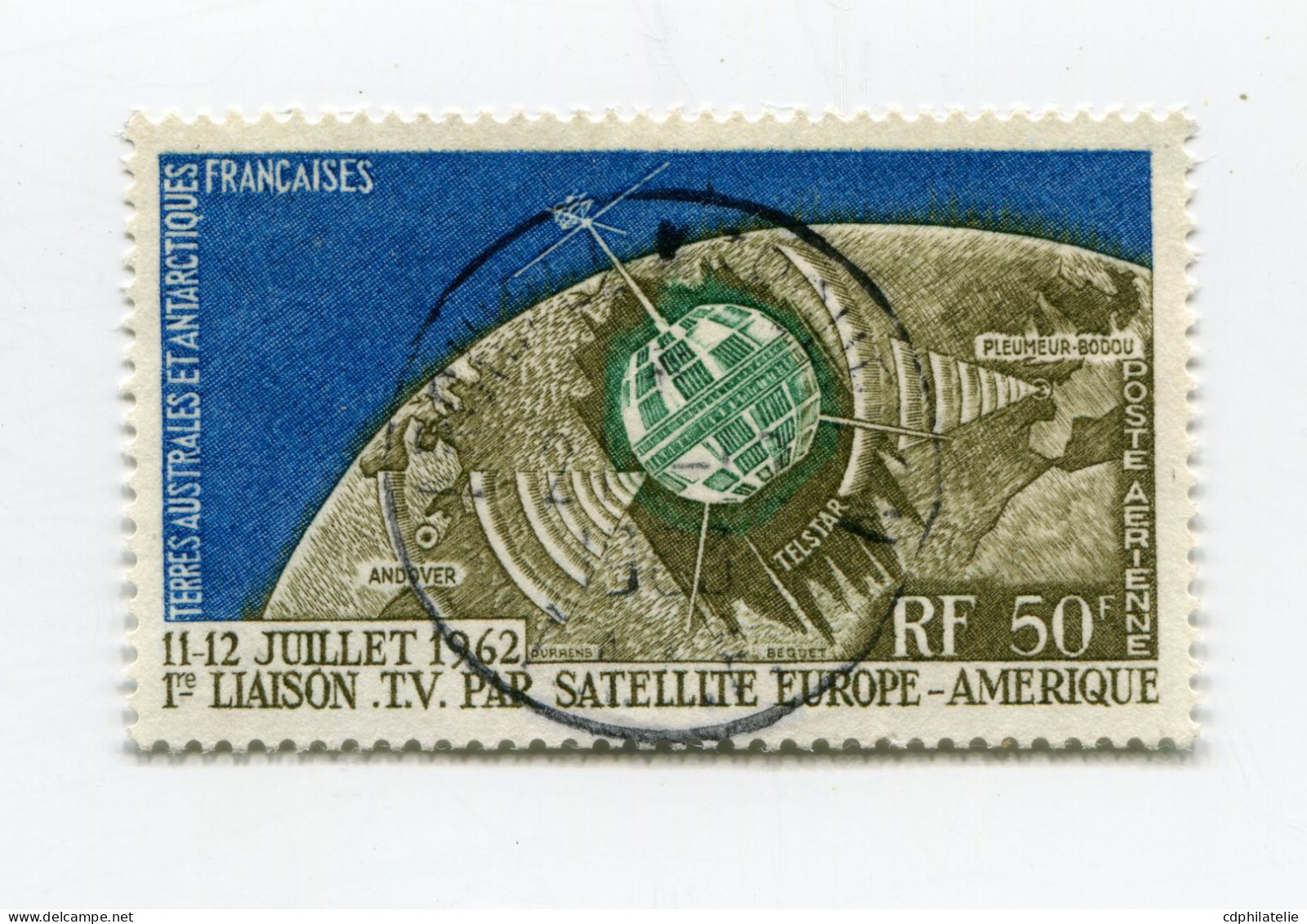 T. A. A. F.  PA 6 O TELECOMMUNICATIONS SPATIALES - Used Stamps