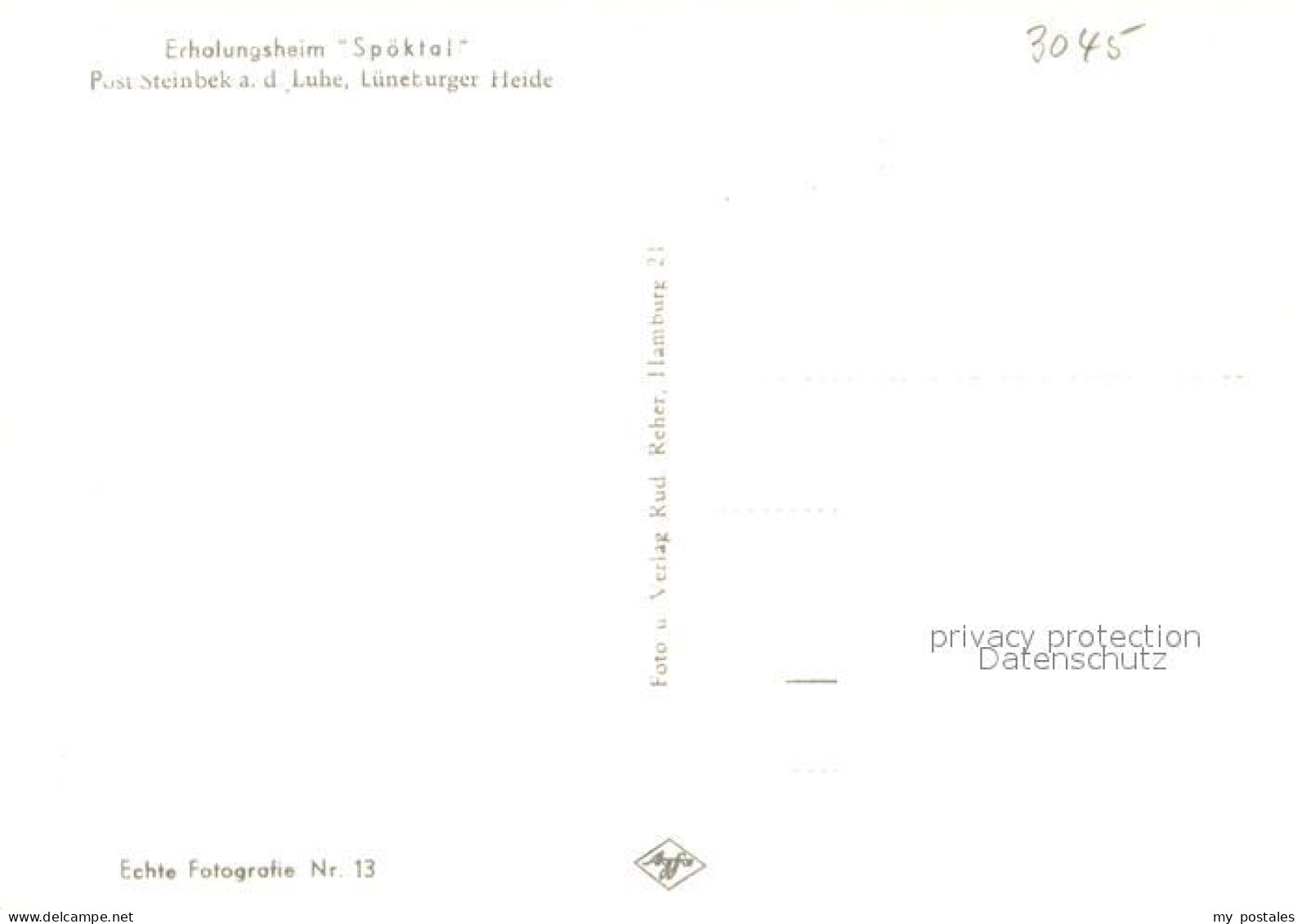73652551 Steinbek Erholungsheim Spoektaler Waldhaus Steinbek - Otros & Sin Clasificación