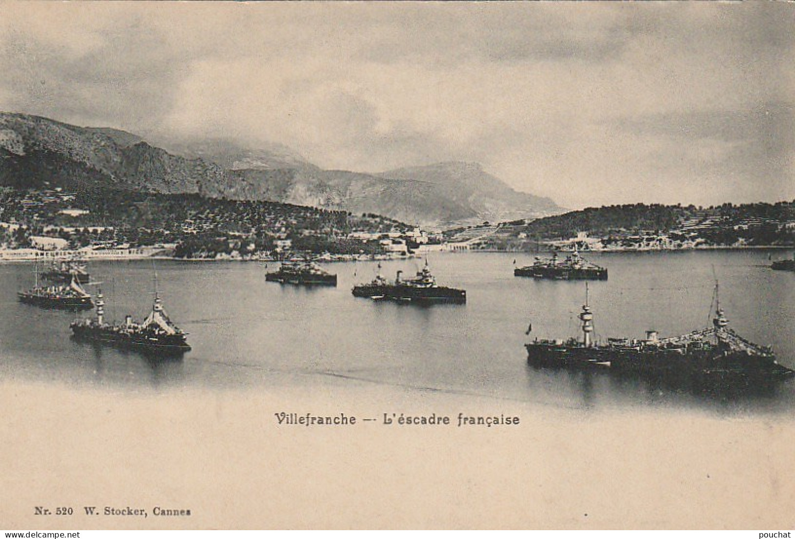 ZY 18-(06) VILLEFRANCHE - L' ESCADRE FRANCAISE - 2 SCANS - Villefranche-sur-Mer