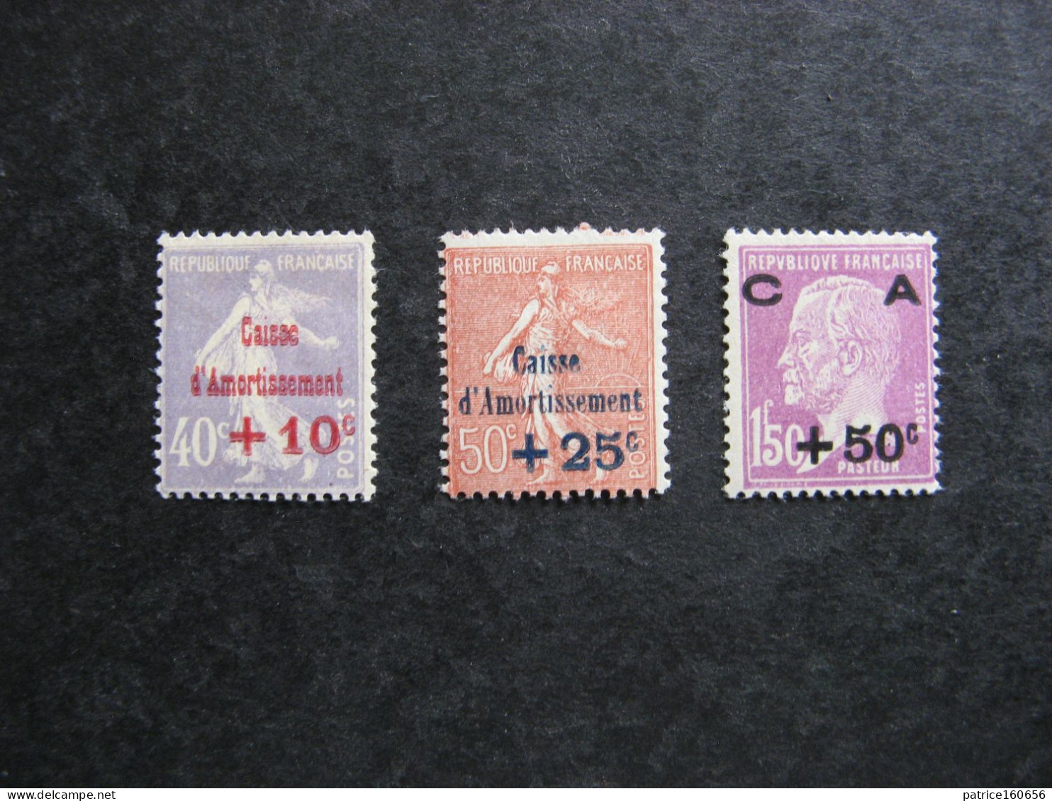 A). TB Série N°249 Au N° 251, Neuf XX. - Unused Stamps