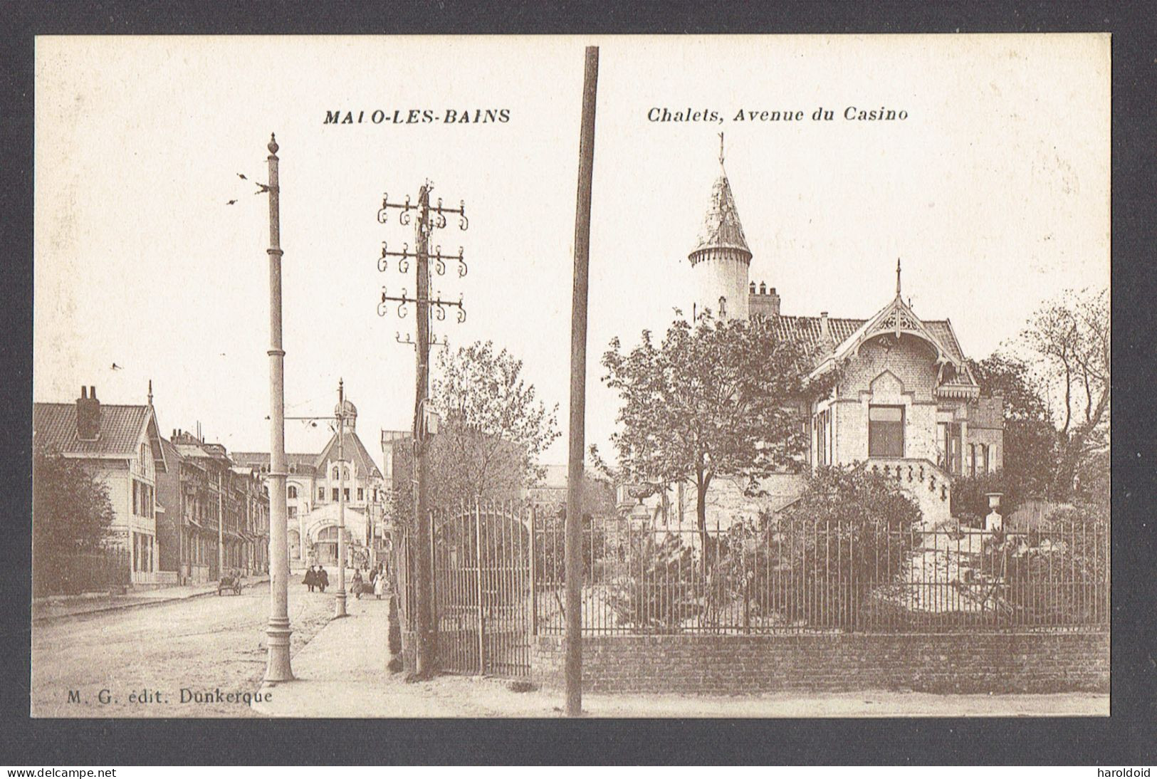 CP 59 - MALO LES BAINS - CHALETS - AVENUE DU CASINO - Malo Les Bains