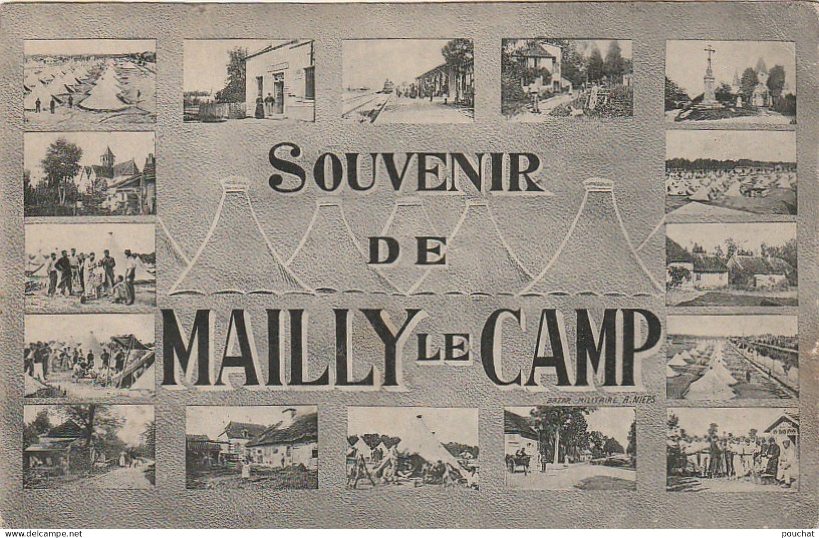 ZY 22-(10) SOUVENIR DE MAILLY LE CAMP - CARTE MULTIVUES - 2 SCANS - Mailly-le-Camp