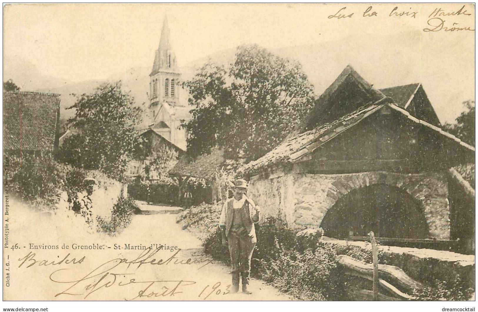 38 SAINT-MARTIN D'URIAGE 1903 - Uriage