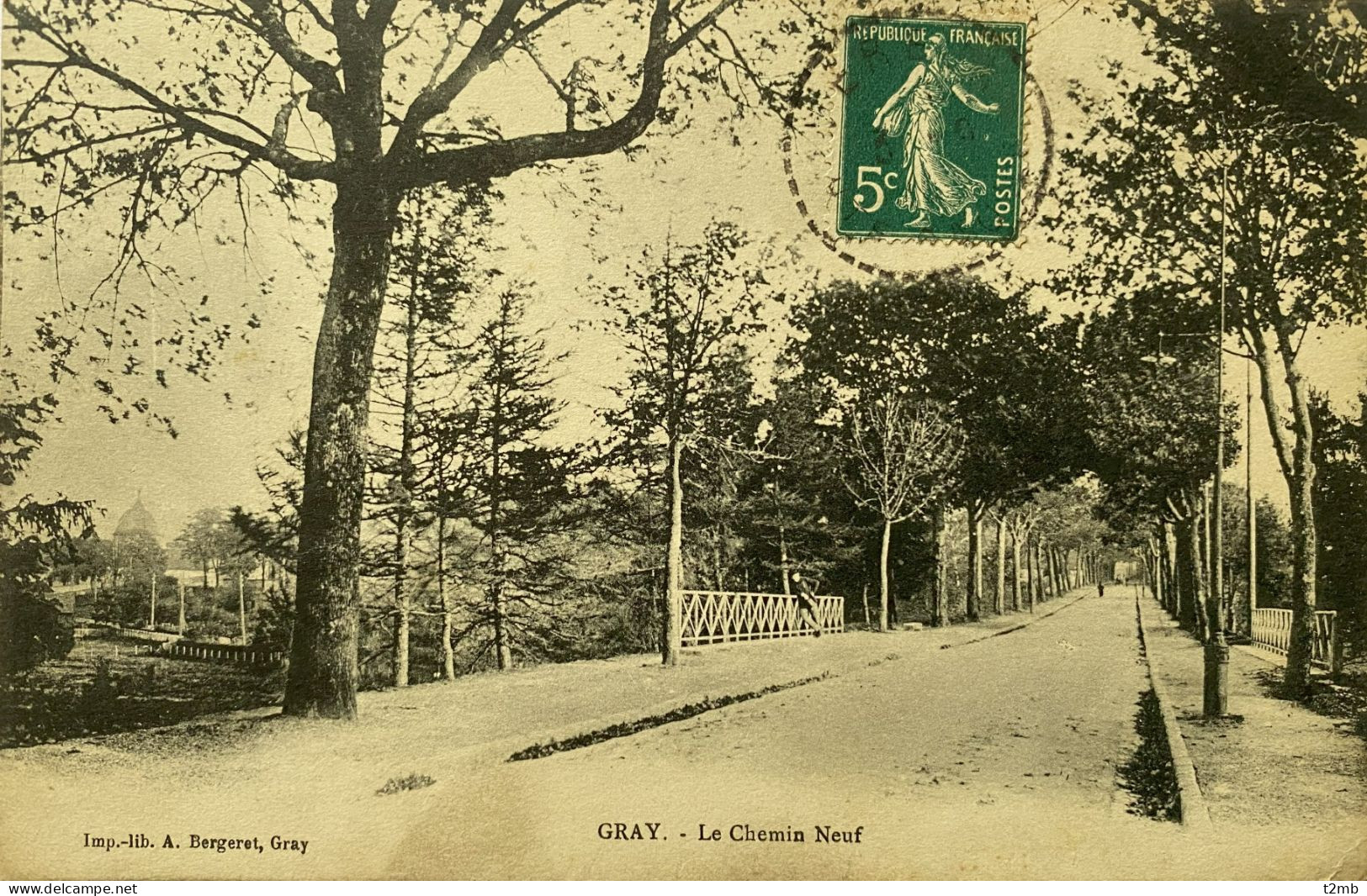 CPA GRAY (Haute-Saône) - Le Chemin Neuf - Gray