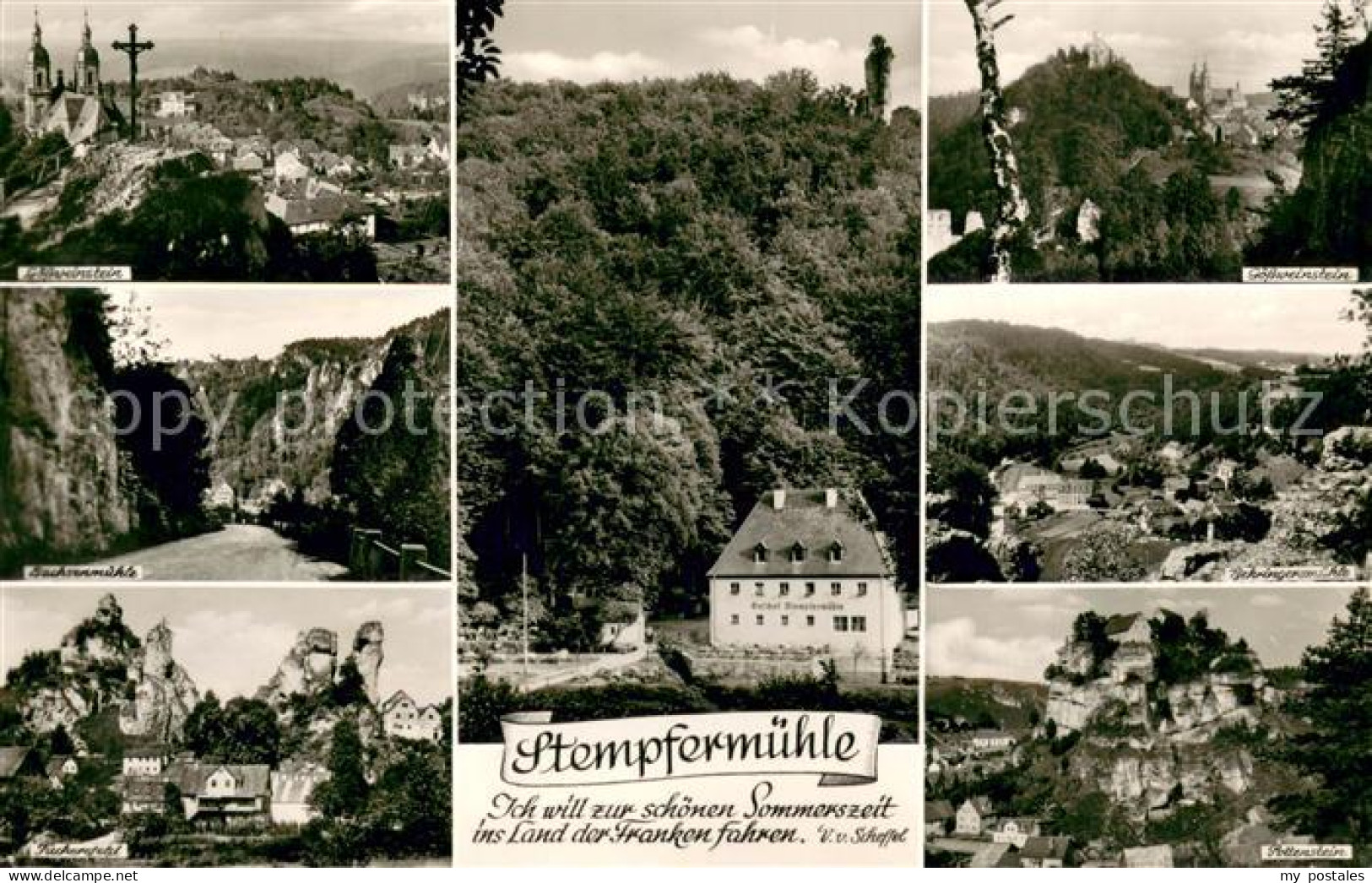 73652506 Fraenkische Schweiz Gasthof Pension Stempfermuehle Goessweinstein Sachs - Pottenstein