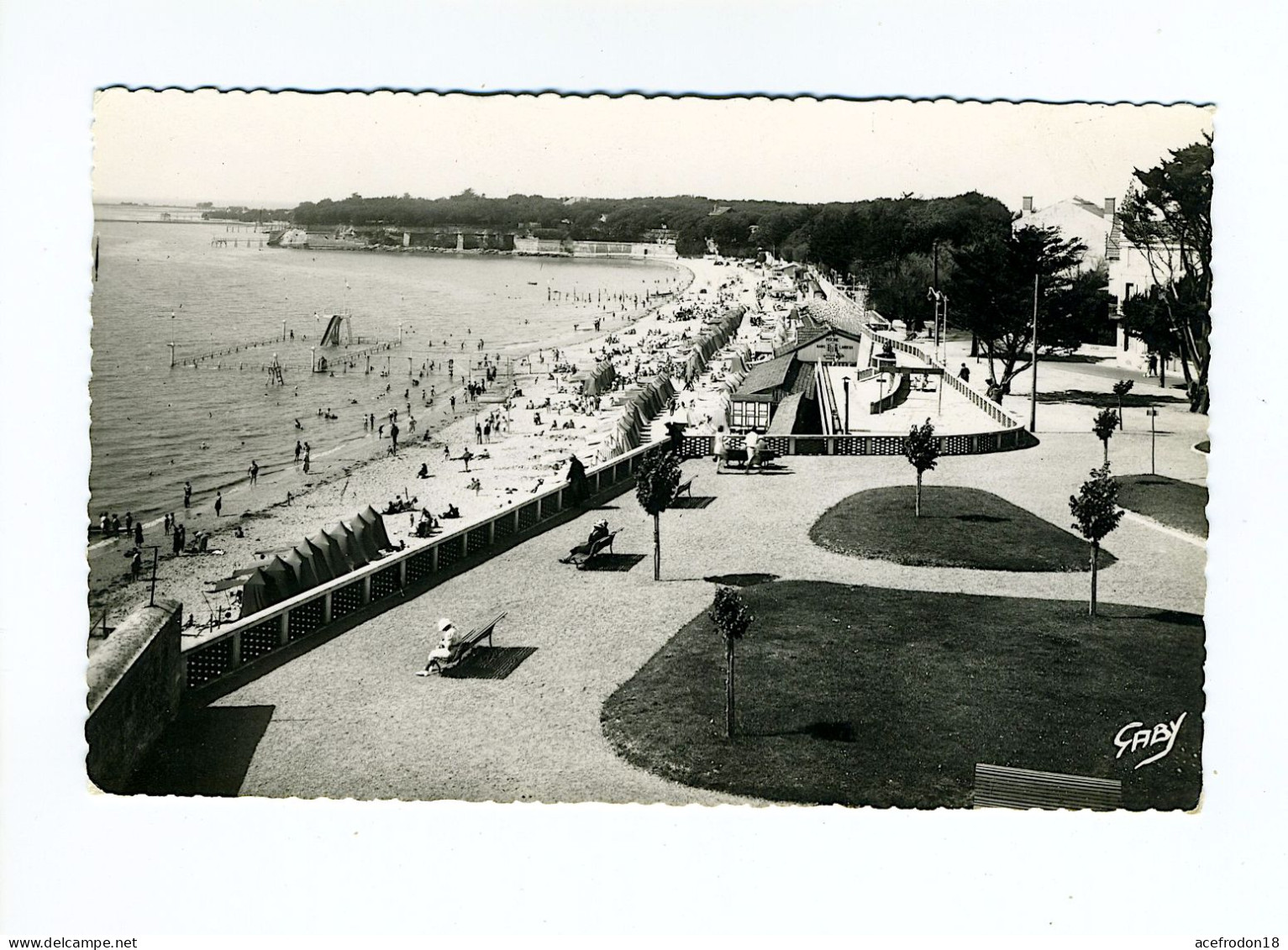 Fouras - La Plage Et Les Nouveaux Jardins - Fouras-les-Bains