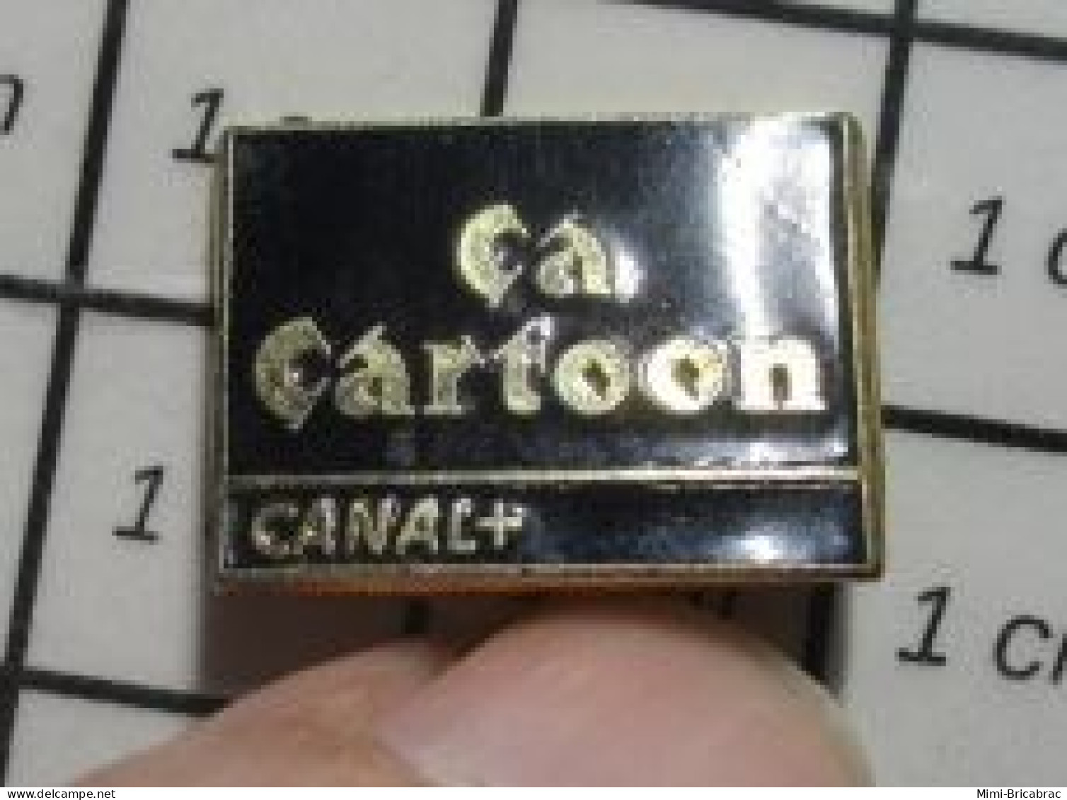 3517 Pin's Pins / Beau Et Rare / MEDIAS / EMISSION DE TELE CANAL + CA CARTOON - Media