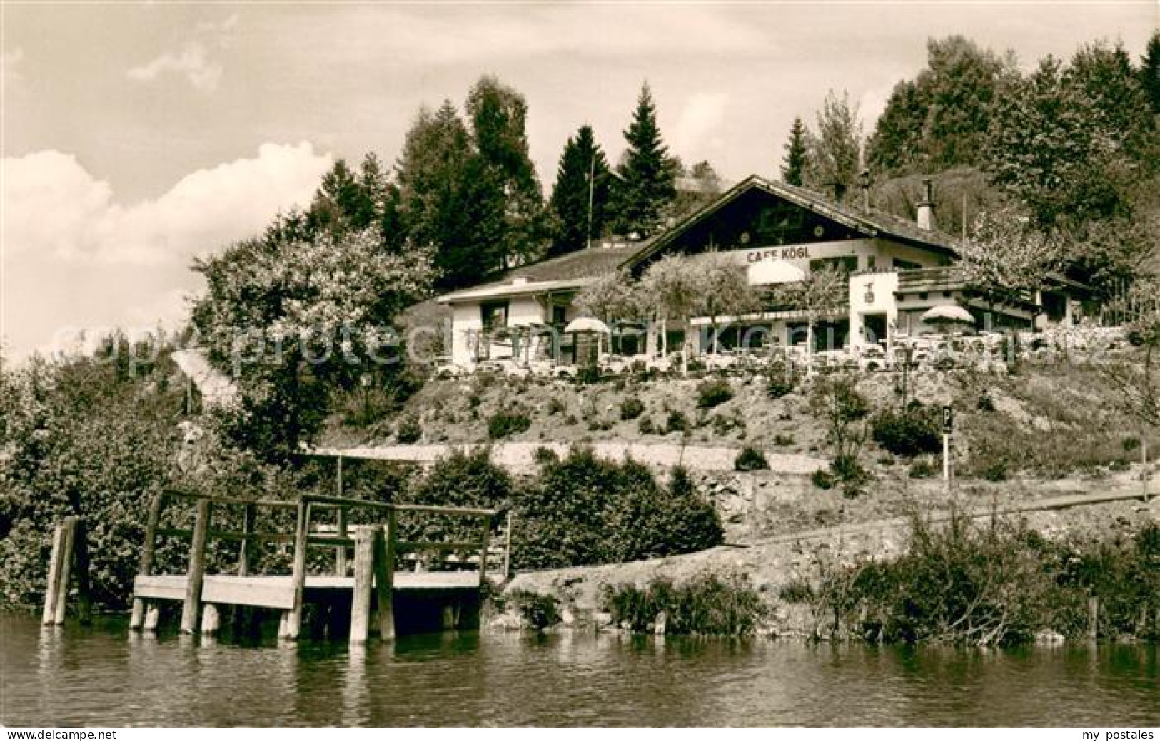 73652500 Schliersee Terrassencafe Gaestehaus Garni Koegl Schliersee - Schliersee