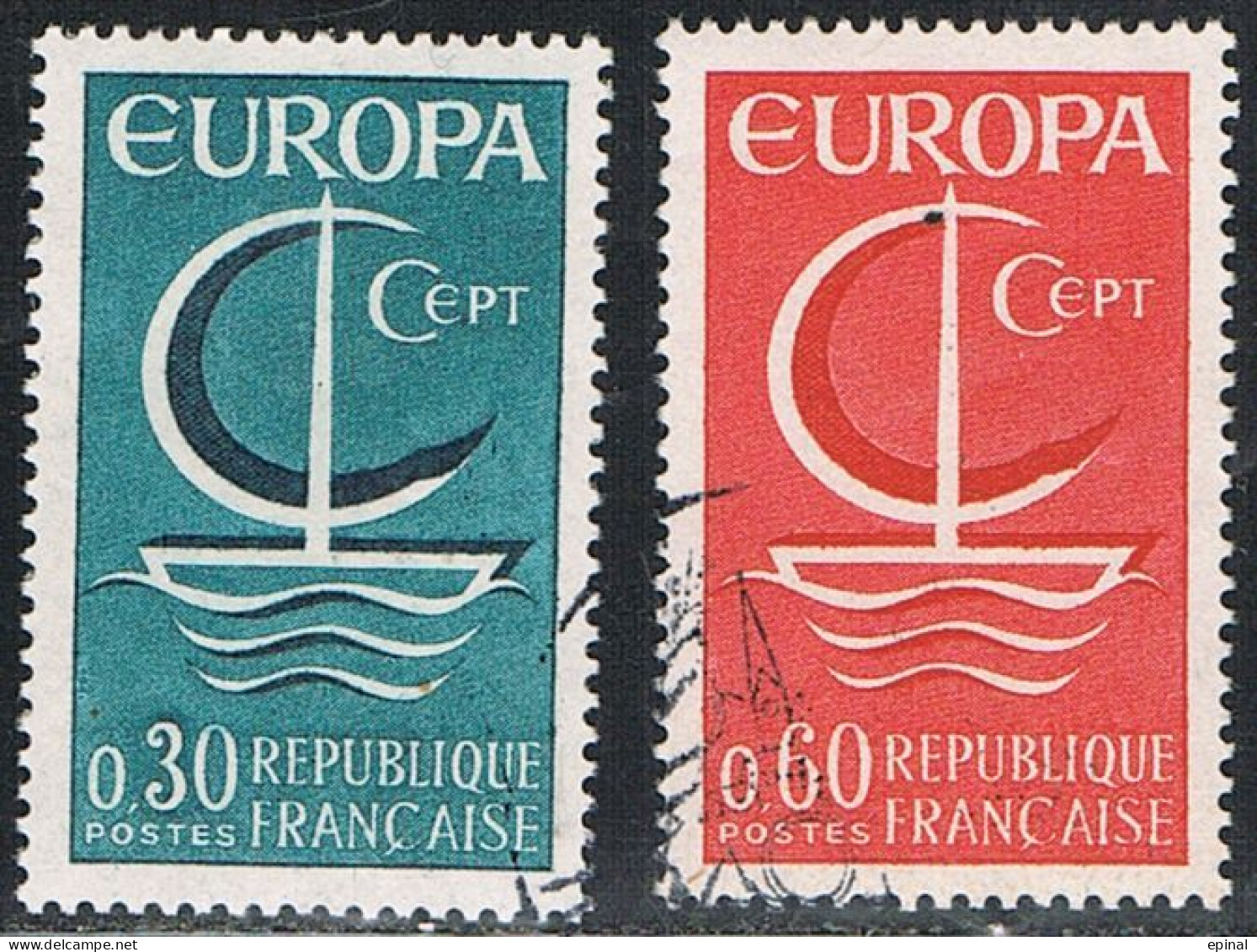 FRANCE : N° 1490 Et 1491 Oblitérés (Europa) - PRIX FIXE - - Used Stamps
