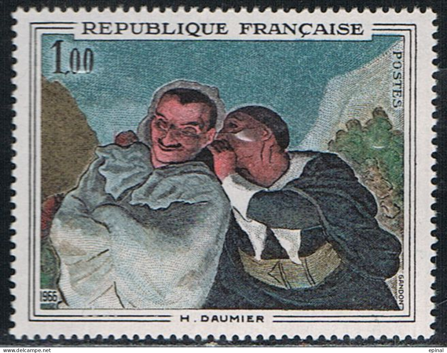 FRANCE : N° 1494 ** ("Crispin Et  Scapin" De Daumier) - PRIX FIXE - - Ungebraucht