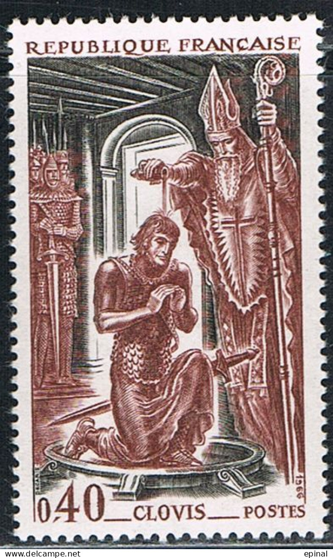 FRANCE : N° 1496 ** (Clovis) - PRIX FIXE - - Unused Stamps