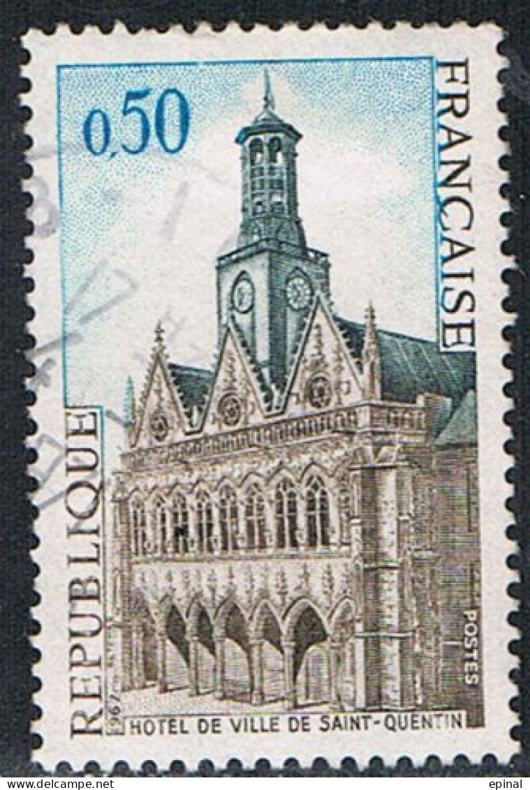 FRANCE : N° 1499 Oblitéré (Hôtel De Ville De Saint-Quentin) - PRIX FIXE - - Oblitérés