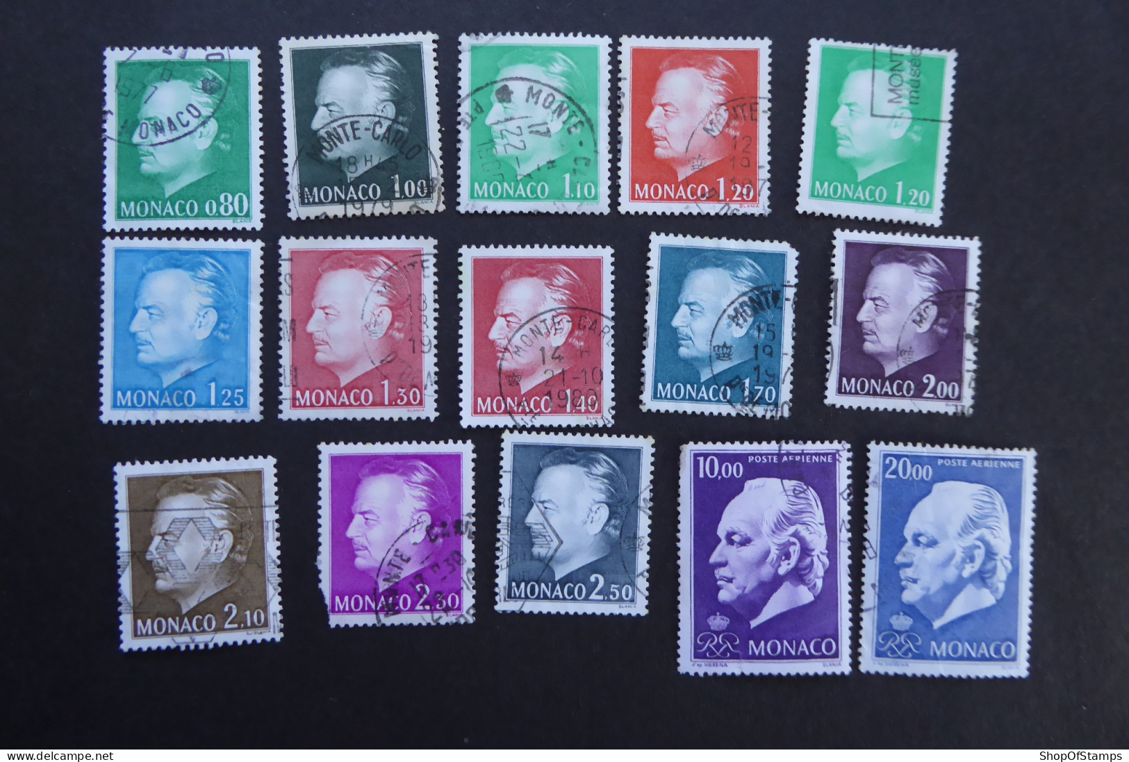 MONACO SG 1146/1160 USED  - Sonstige & Ohne Zuordnung