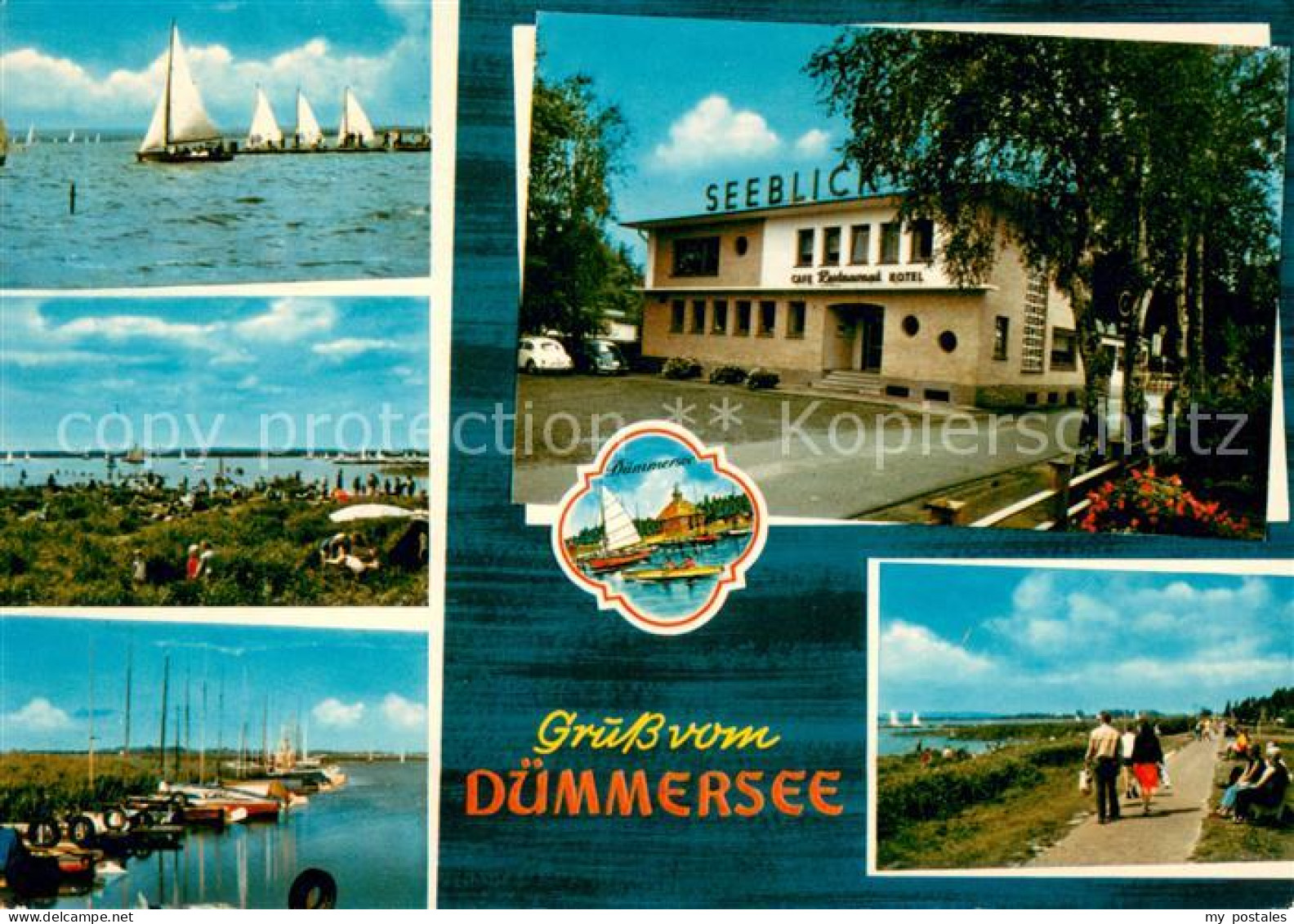 73652429 Lembruch Hotel Restaurant Cafe Seeblick Seglerhafen Duemmersee Promenad - Lembruch