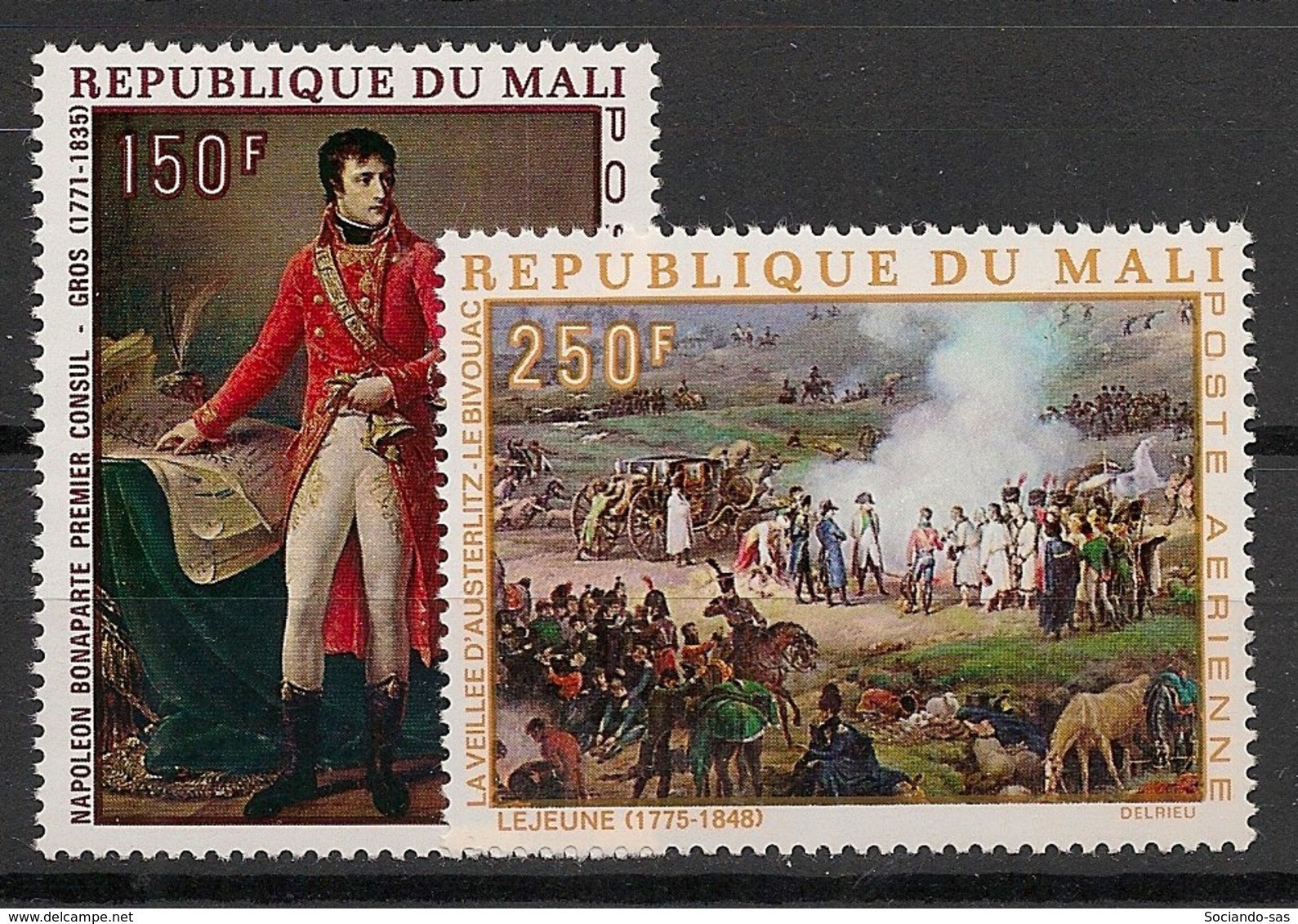 Mali - 1969 - Poste Aérienne PA N°YT. 66 à 67 - Napoléon - Neuf Luxe ** / MNH / Postfrisch - Malí (1959-...)