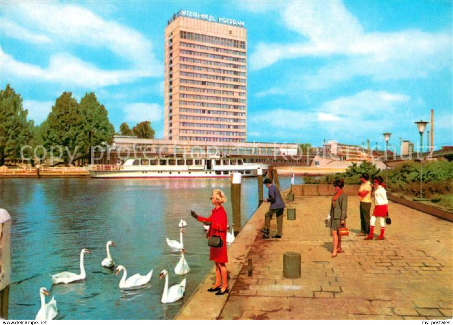 73652389 Potsdam Interhotel An Der Havel Schwaene Fahrgastschiff Potsdam - Potsdam